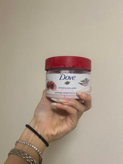 ダヴ ふわとろ クリーミースクラブ チェリー&アプリコットミルク/ダヴ/ボディスクラブを使ったクチコミ(1枚目)