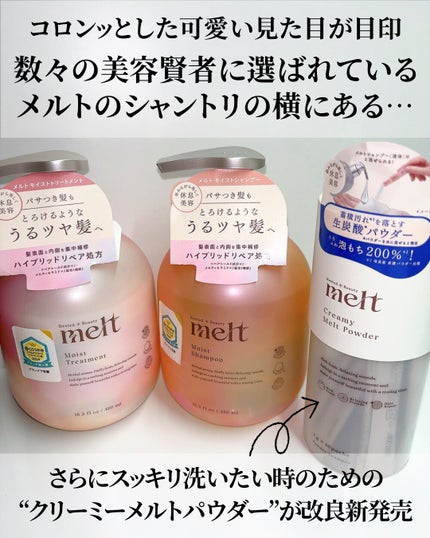 メルト モイストシャンプー/トリートメント/melt/市販シャンプーを使ったクチコミ(3枚目)