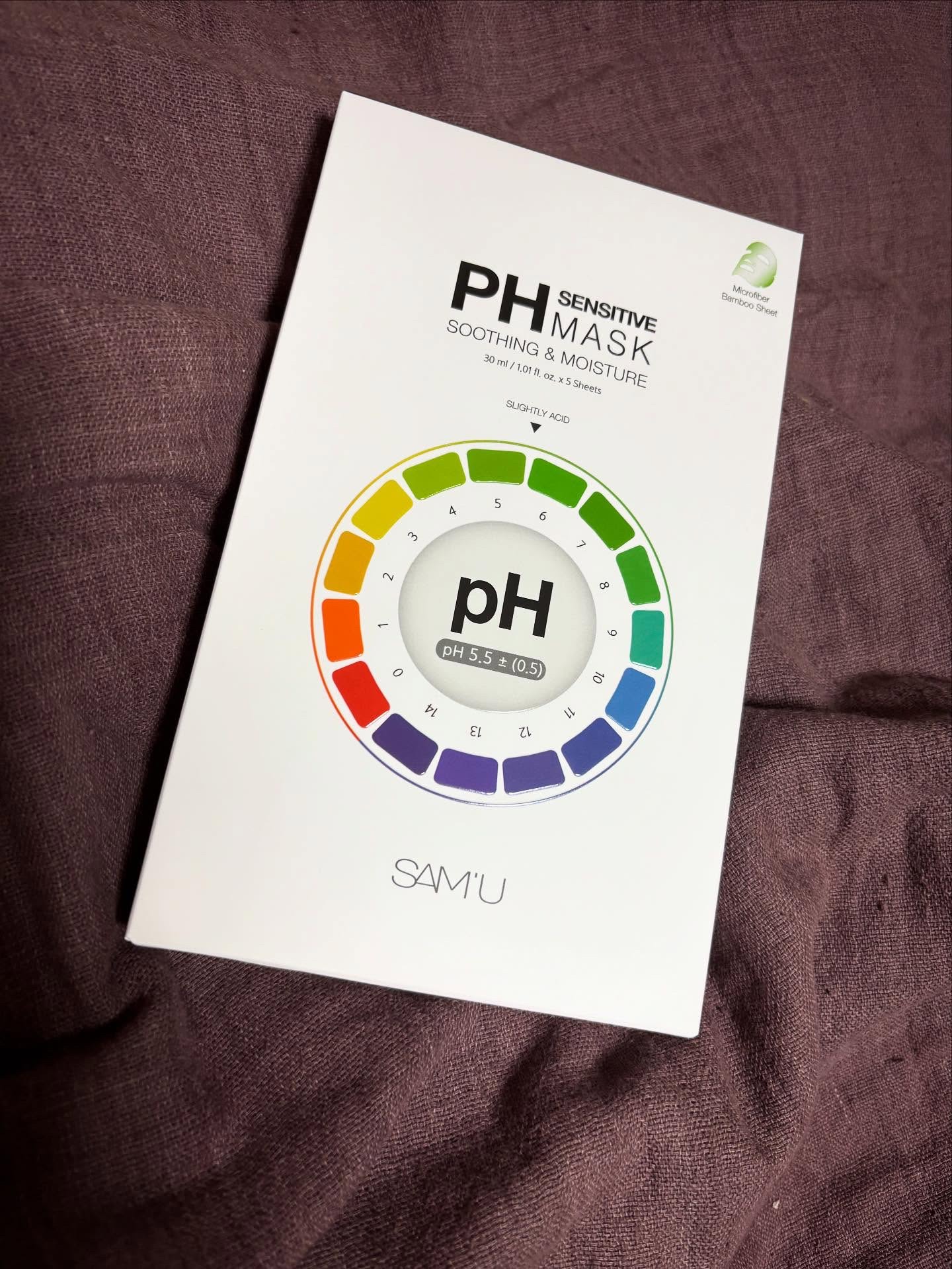 PHセンシティブマスクスージング＆モイスト/SAM'U/シートマスク・パックを使ったクチコミ（1枚目）