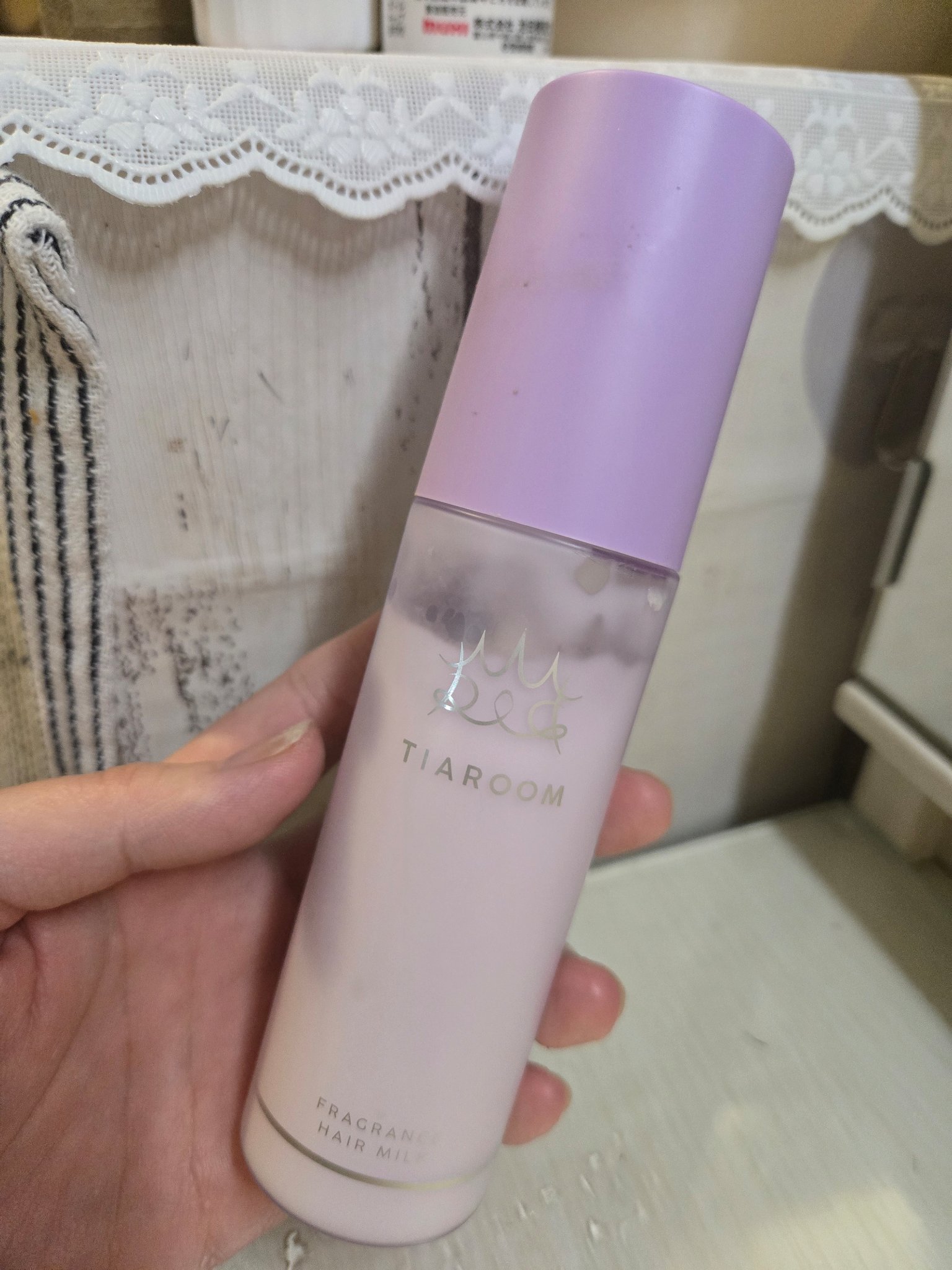 フレグランスヘアミルク ホワイトブーケ/TIAROOM/ヘアミルクを使ったクチコミ（1枚目）