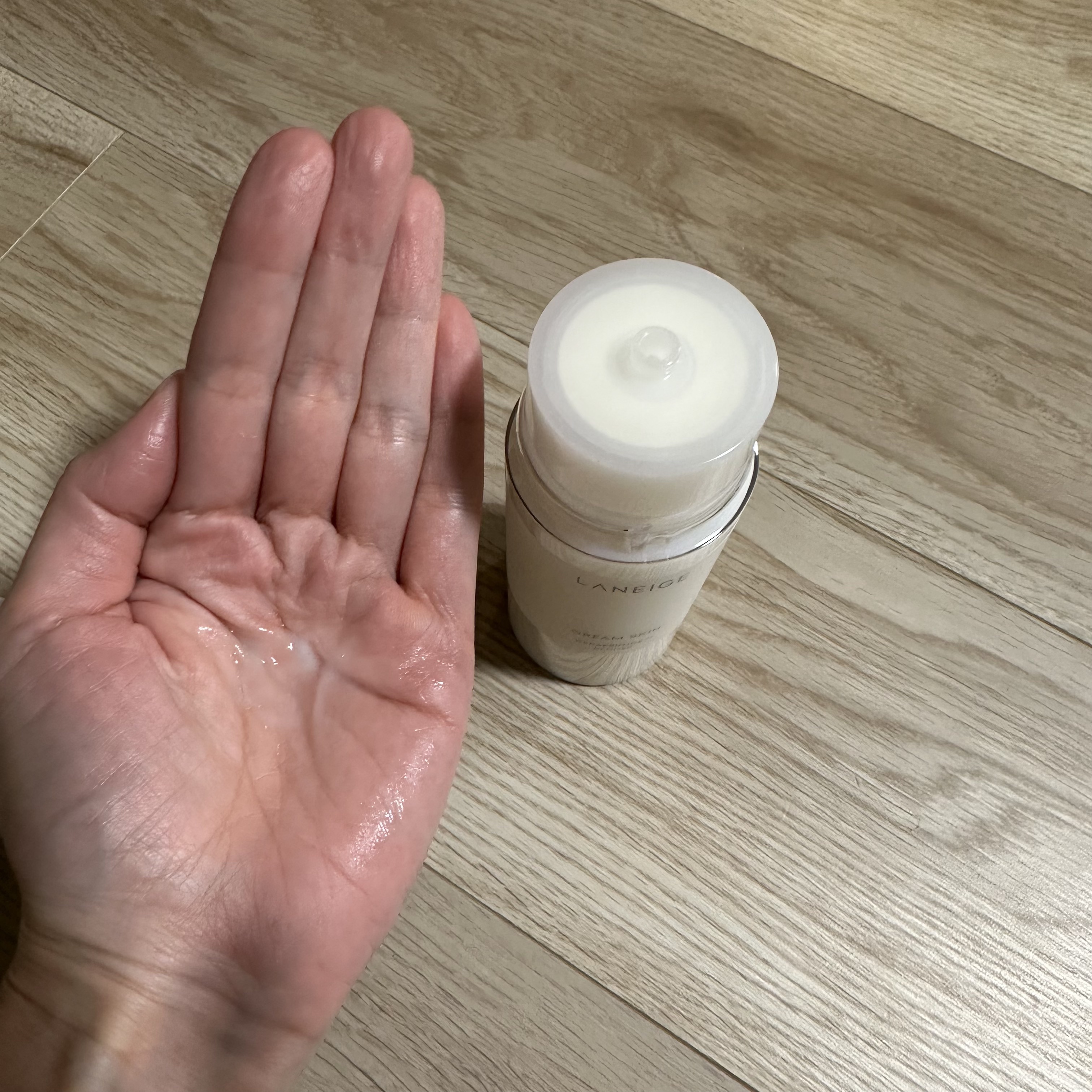 LANEIGE クリームスキン ローションのクチコミ「店頭で見て気になって買ってみました！
とろみのあるテクスチャ。
肌なじみいいし、伸びもよかった.....」（3枚目）