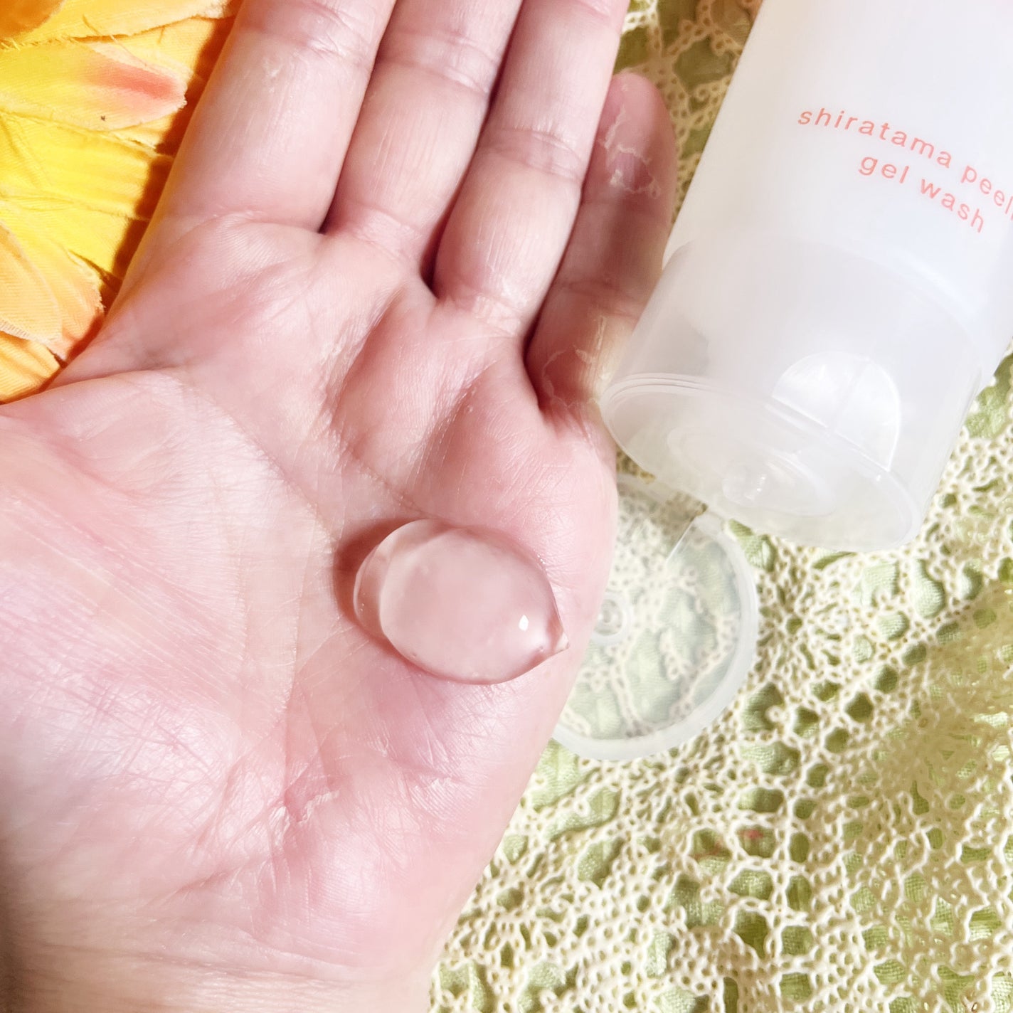 白玉ピーリングジェル洗顔/Lalaskin/その他洗顔料を使ったクチコミ(2枚目)