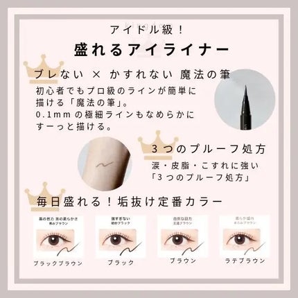 リキッドアイライナーTP/キングダム/リキッドアイライナーを使ったクチコミ(2枚目)