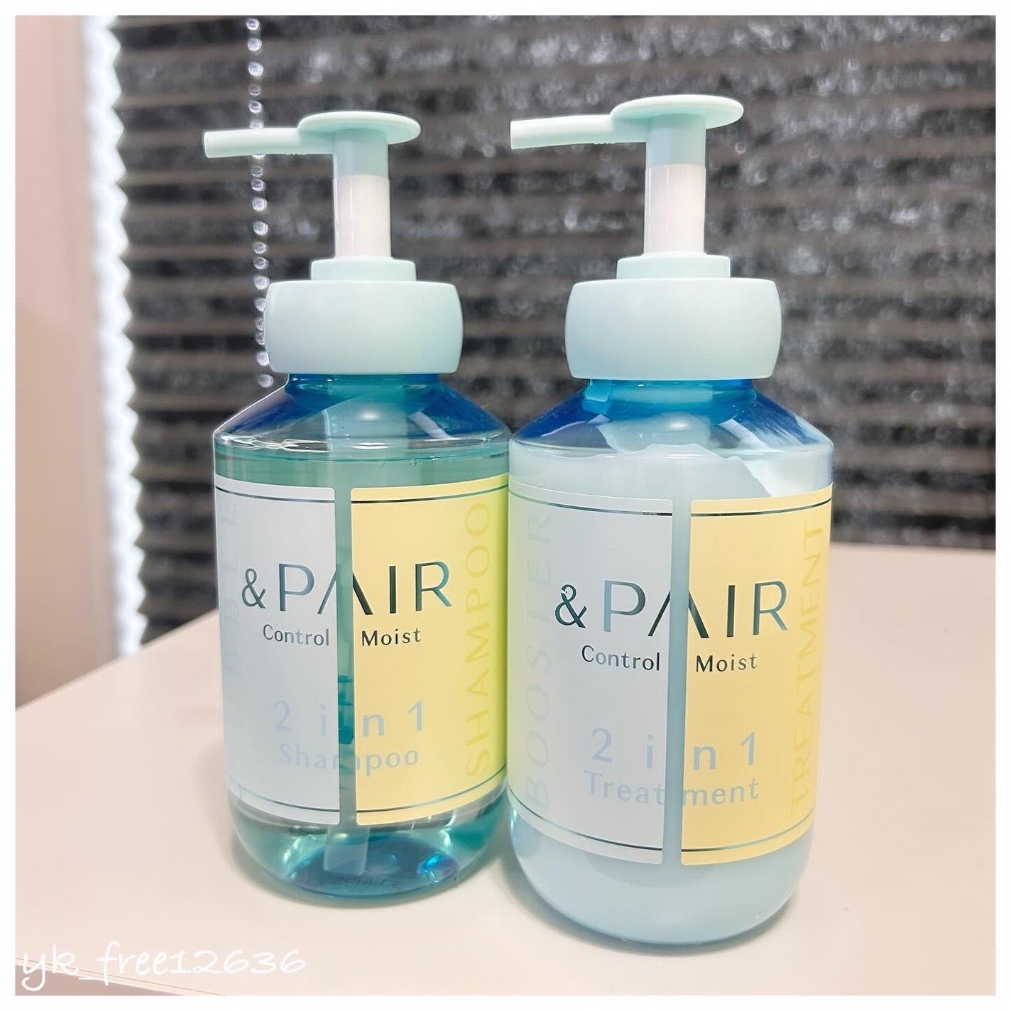 アンドペア コントロール モイスト 2in1 シャンプー&ヘアトリートメント/&PAIR/市販シャンプーを使ったクチコミ(1枚目)