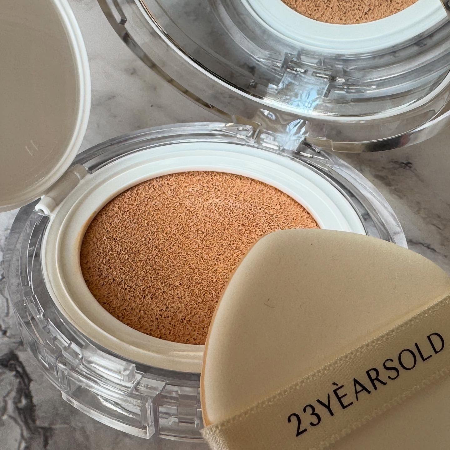 ハートリーフシーンカバークッション/23years old/クッションファンデーションを使ったクチコミ（2枚目）