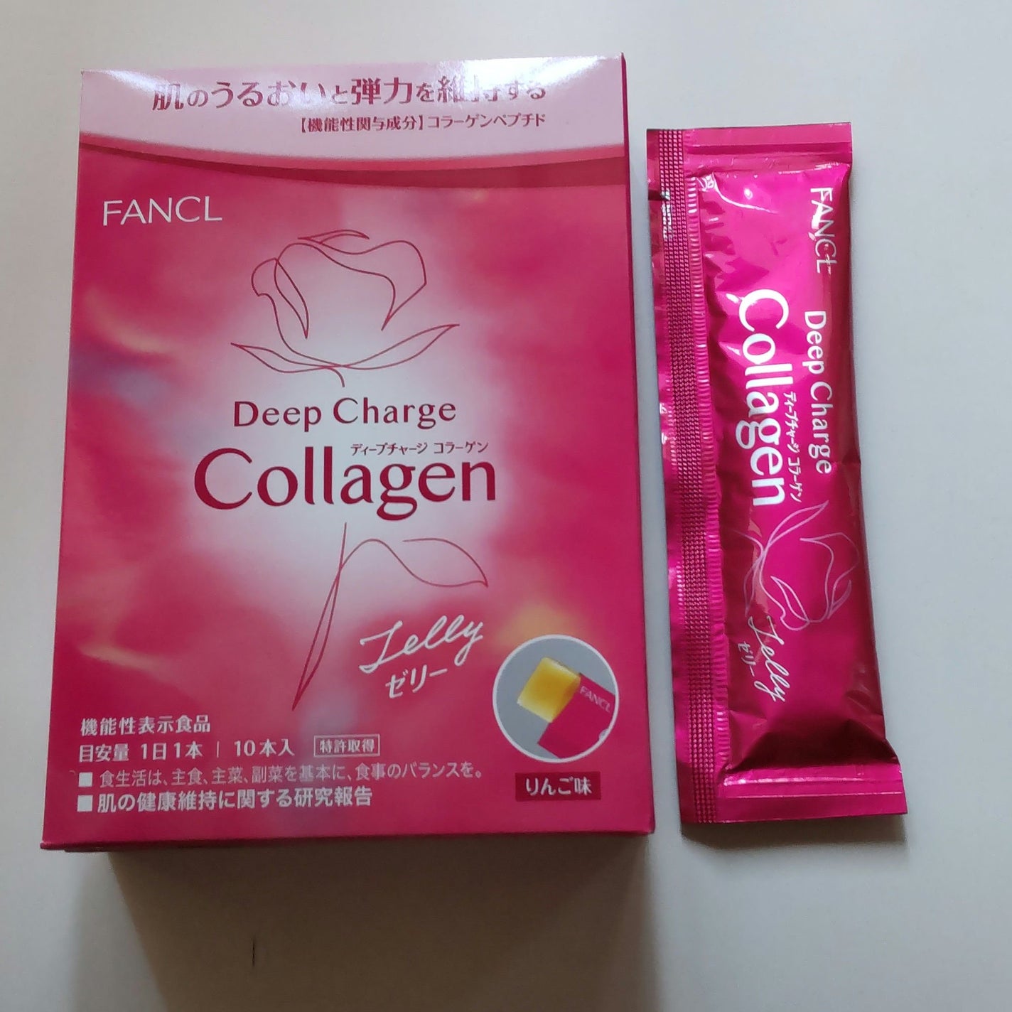 ディープチャージ コラーゲン スティックゼリー/ファンケル/美容サプリメントを使ったクチコミ(1枚目)