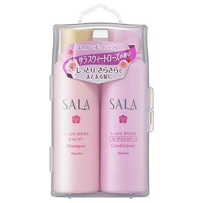 シャンプー／ヘアコンディショナー しっとりさらさら(サラ スウィートローズの香り) ミニサイズペア