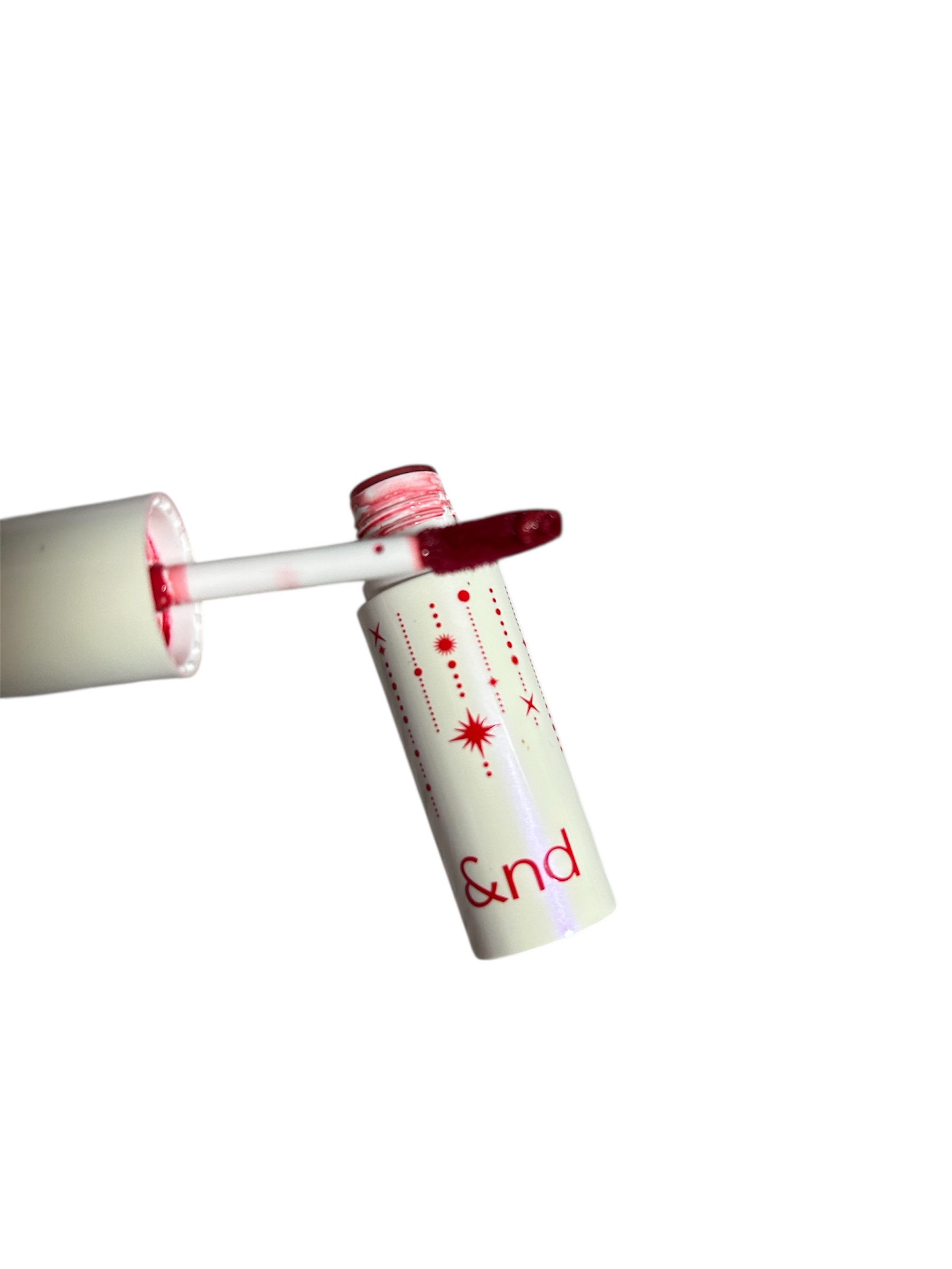 アンドバイロムアンド　グラッシーボムティント HL01 RED FLAKE/&nd by rom&nd/リップティントを使ったクチコミ（2枚目）