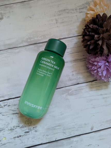 グリーンティー セラミド ミルク エッセンストナー/innisfree/化粧水を使ったクチコミ(1枚目)