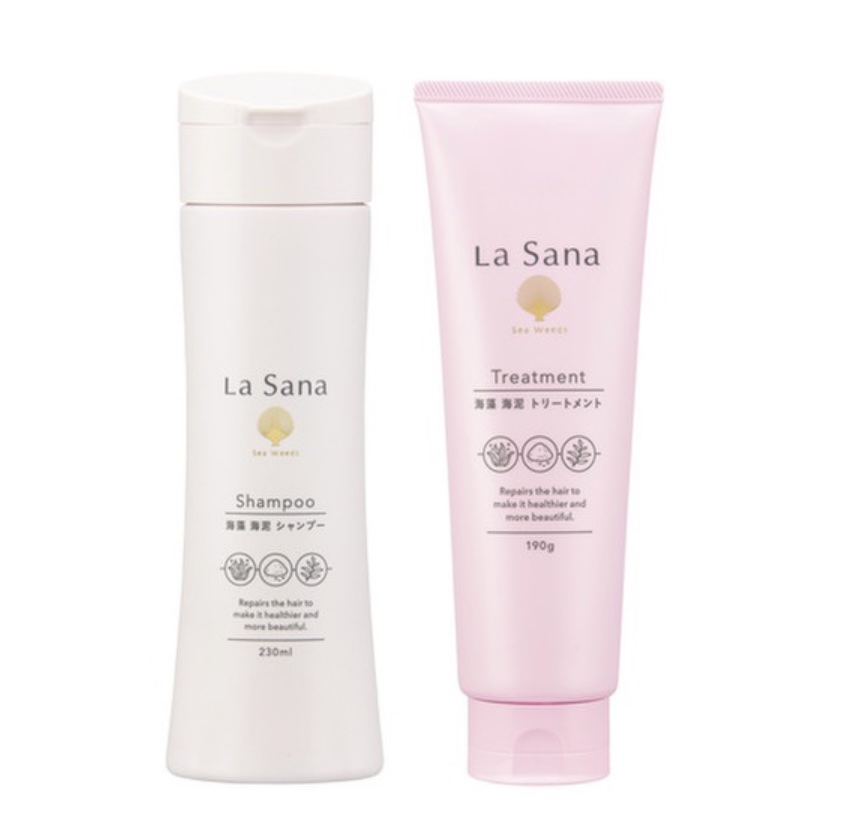 ラサーナ 海藻 海泥 シャンプー／トリートメント シャンプー本体/ラサーナ/市販シャンプーを使ったクチコミ（1枚目）