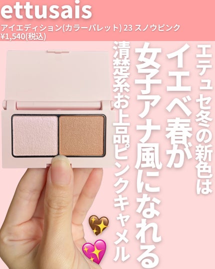 エテュセ アイエディション(カラーパレット)/ettusais/アイシャドウパレットを使ったクチコミ(2枚目)
