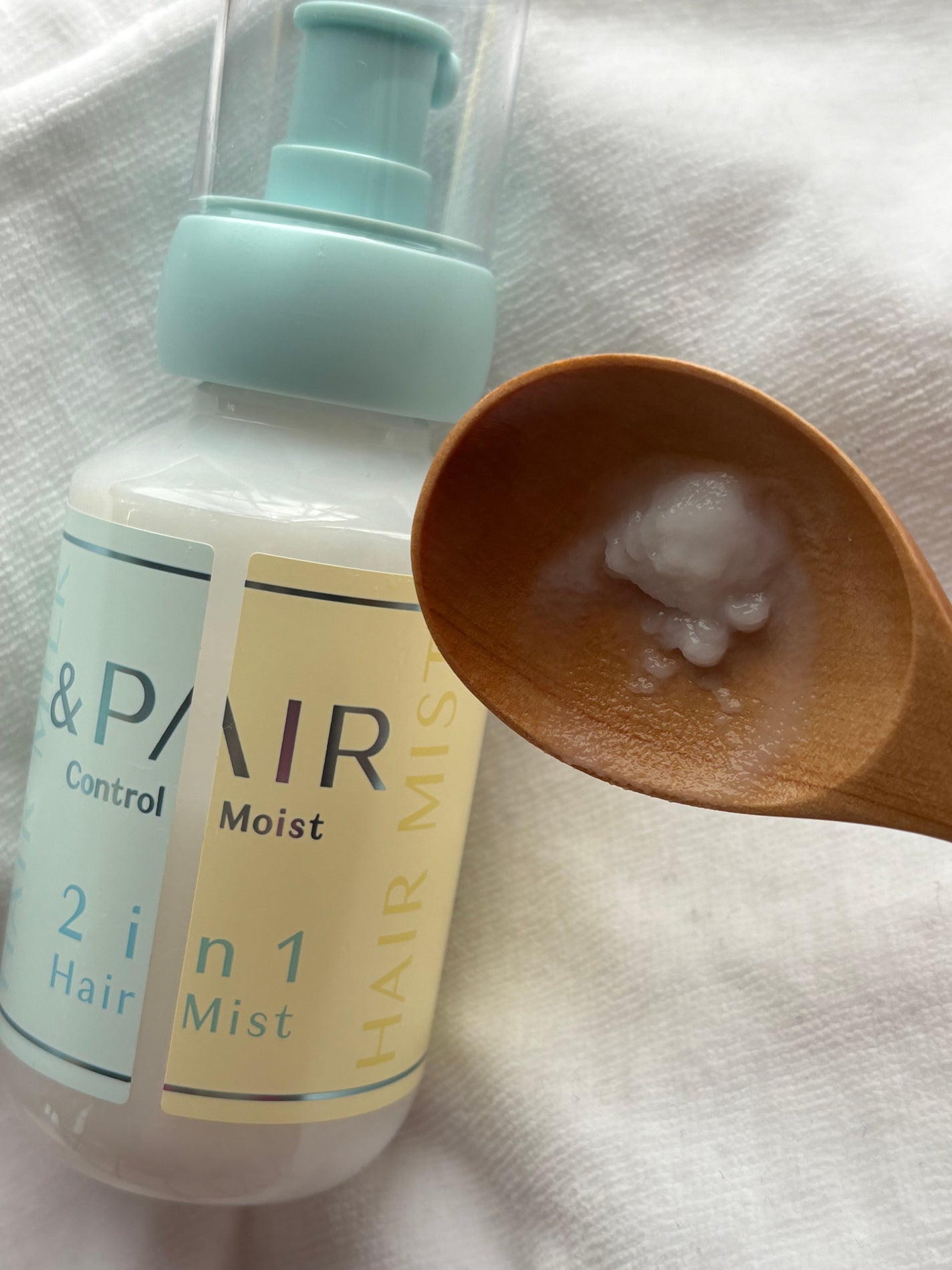 アンドペア コントロール モイスト 2in1 ヘアミルクミスト/&PAIR/ヘアミストを使ったクチコミ(2枚目)