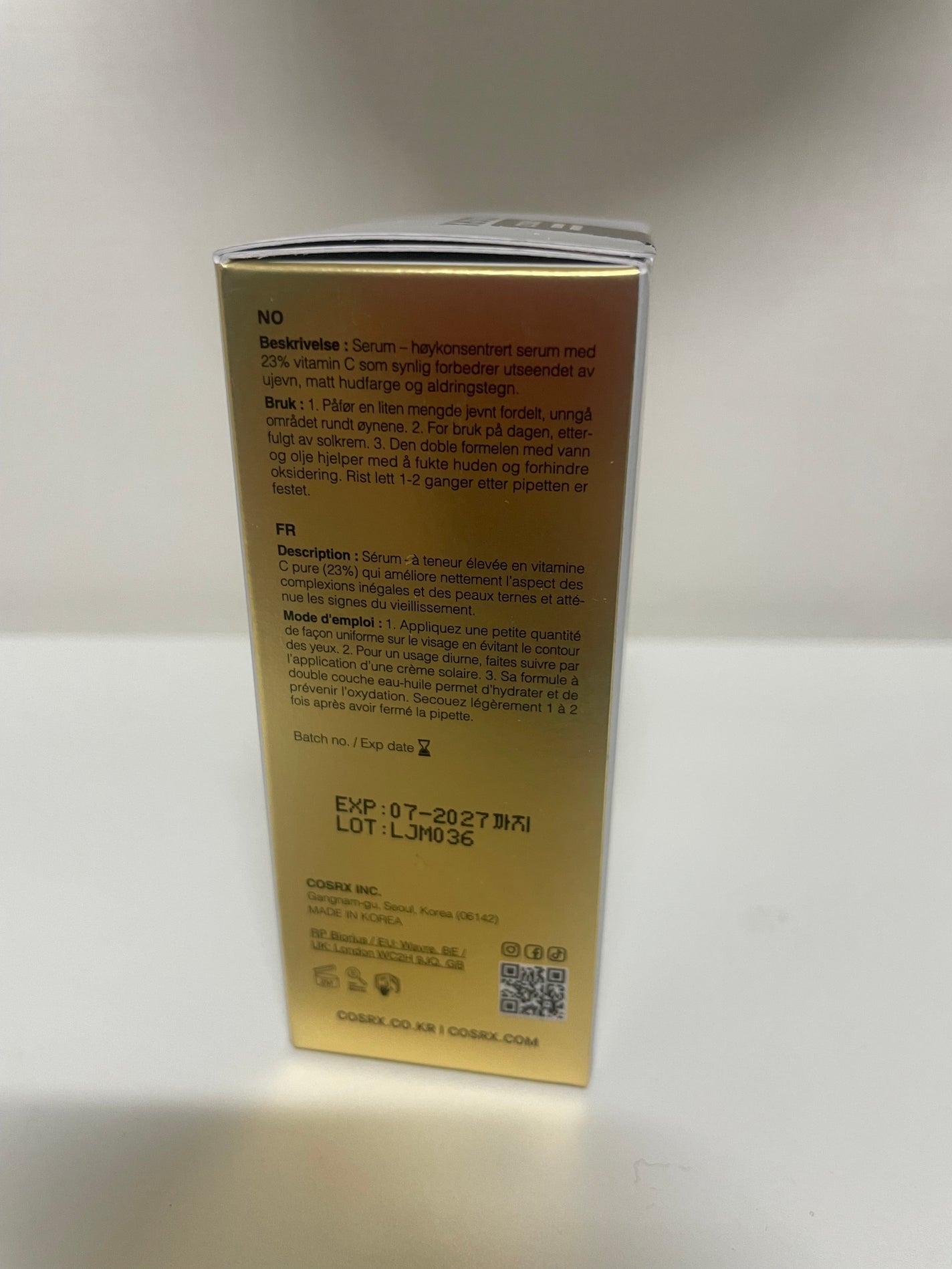 RXアドバンスド ザ・ビタミンC23セラム/COSRX/美容液を使ったクチコミ(2枚目)