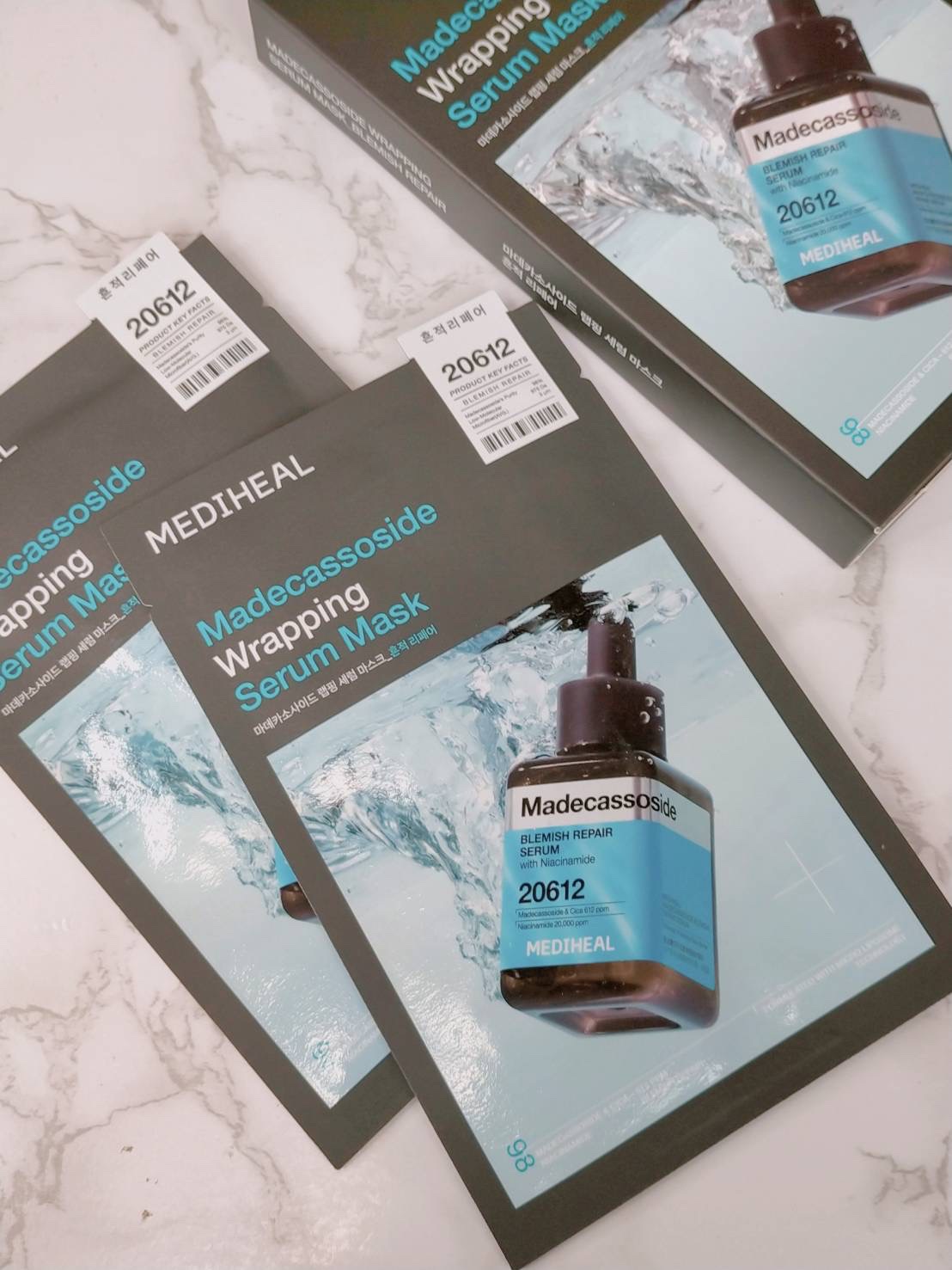 マデカッソシド ラッピングセラムマスク ブレミッシュリペア/MEDIHEAL/シートマスク・パックを使ったクチコミ（1枚目）