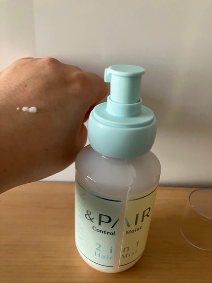 アンドペア コントロール モイスト 2in1 ヘアミルクミスト/&PAIR/ヘアミストを使ったクチコミ(3枚目)