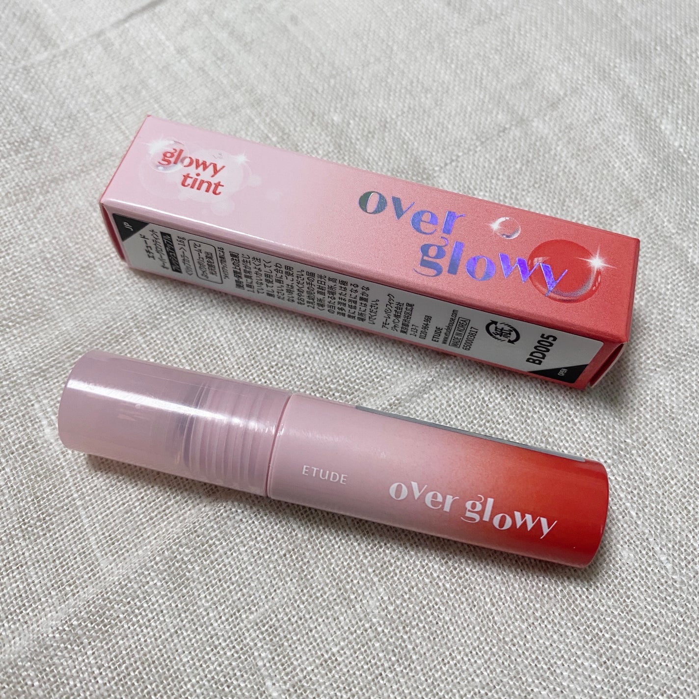 オーバーグロウティント/ETUDE/リップティントを使ったクチコミ(1枚目)