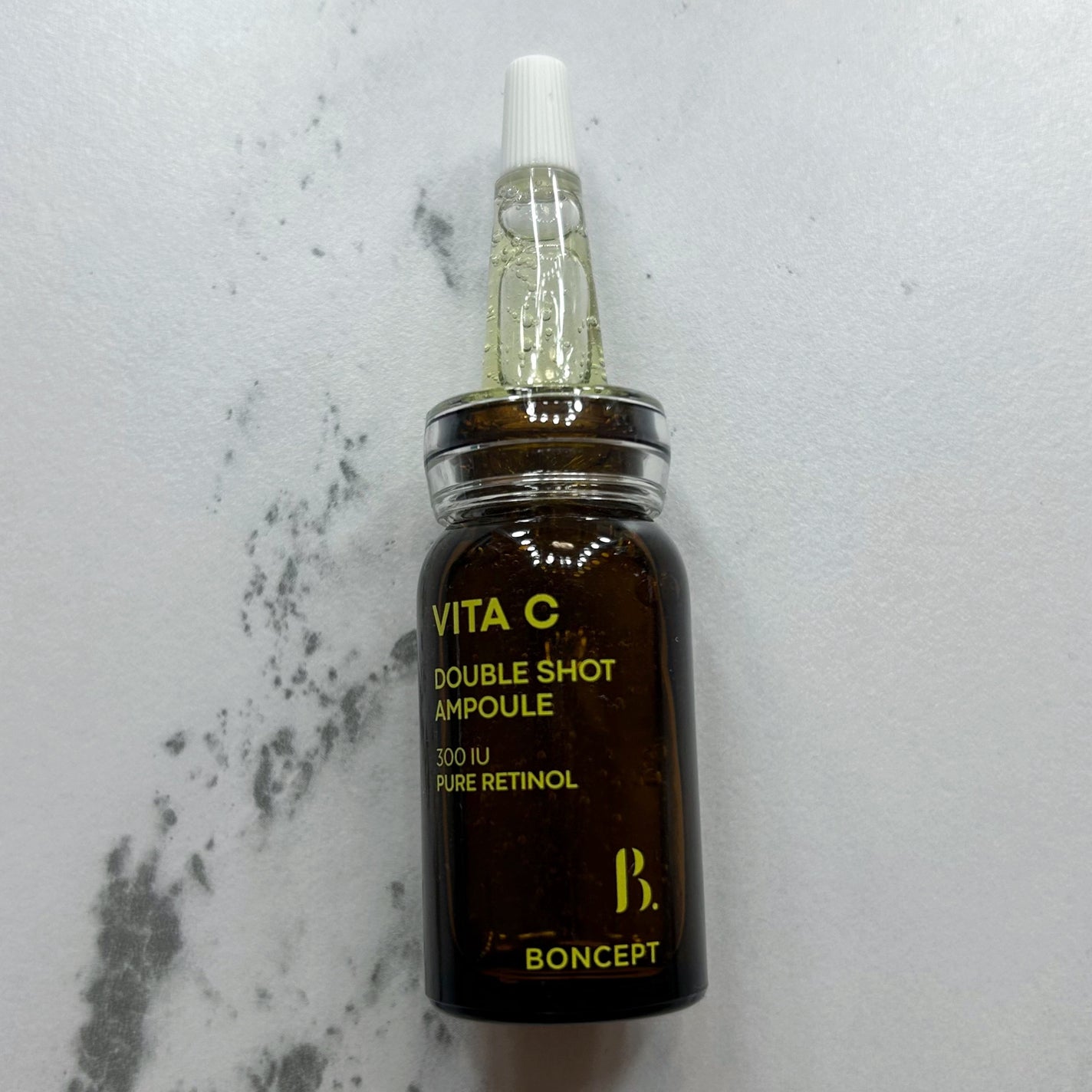 ビタC凍結乾燥ダブルショットアンプルキット/BONCEPT/美容液を使ったクチコミ(4枚目)