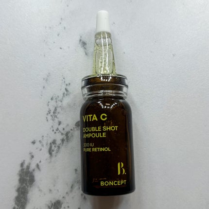 ビタC凍結乾燥ダブルショットアンプルキット/BONCEPT/美容液を使ったクチコミ(4枚目)