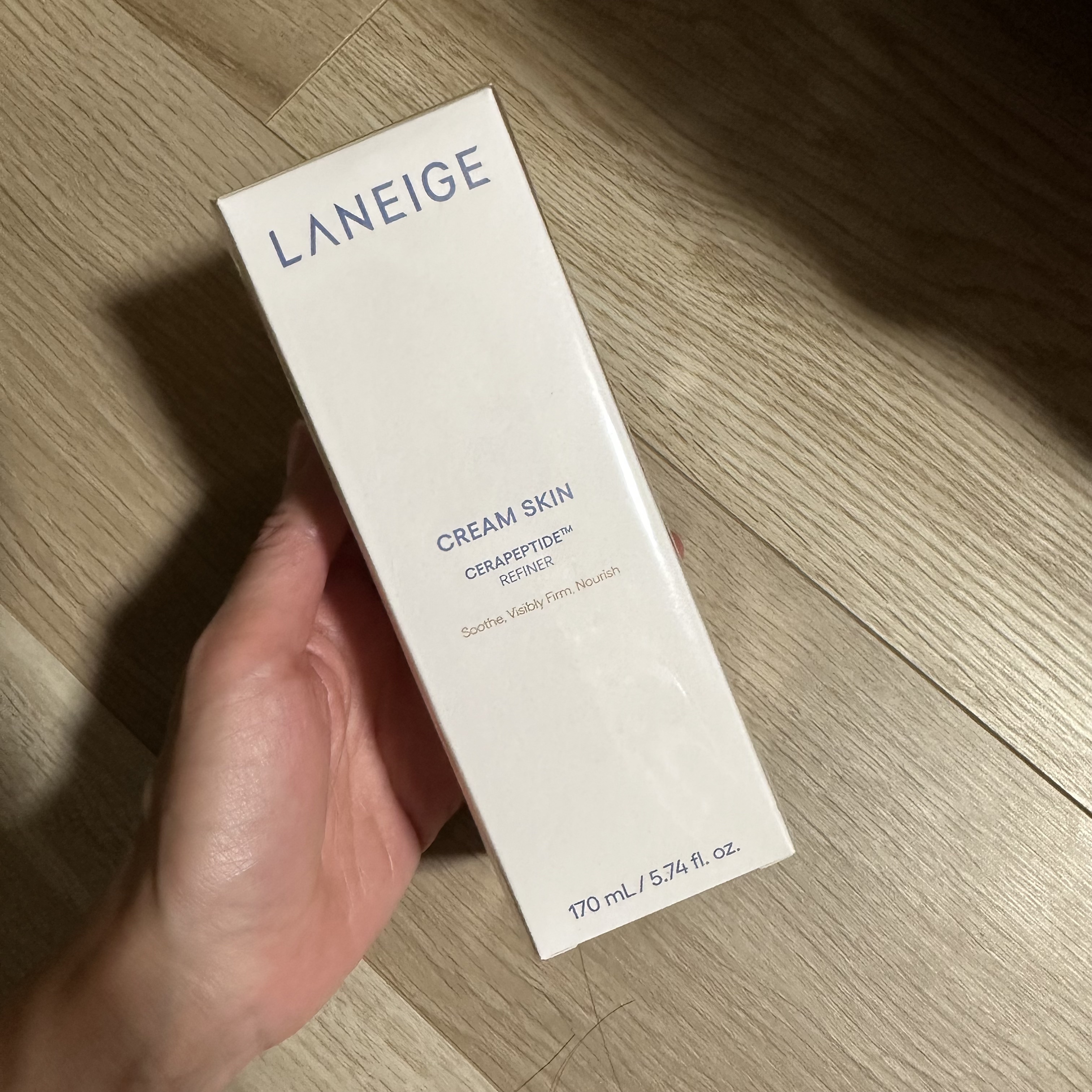 LANEIGE クリームスキン ローションのクチコミ「店頭で見て気になって買ってみました！
とろみのあるテクスチャ。
肌なじみいいし、伸びもよかった.....」（1枚目）