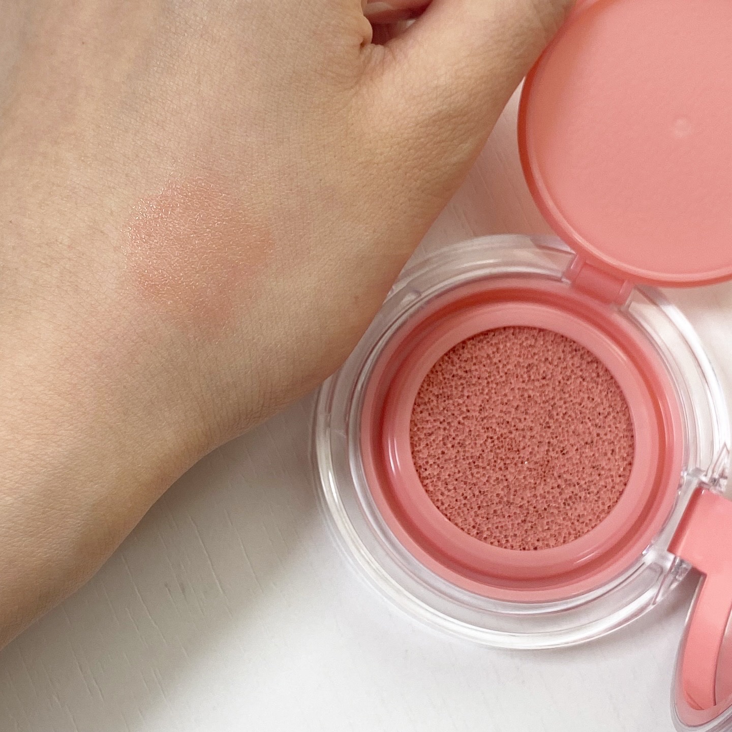 アーティストクッションブラッシュ/JUNG SAEM MOOL/リキッドチークを使ったクチコミ（3枚目）