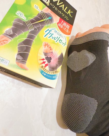 スリムウォーク® 金曜日のリセットリフレ/SLIMWALK/着圧ソックス・レギンスを使ったクチコミ(8枚目)