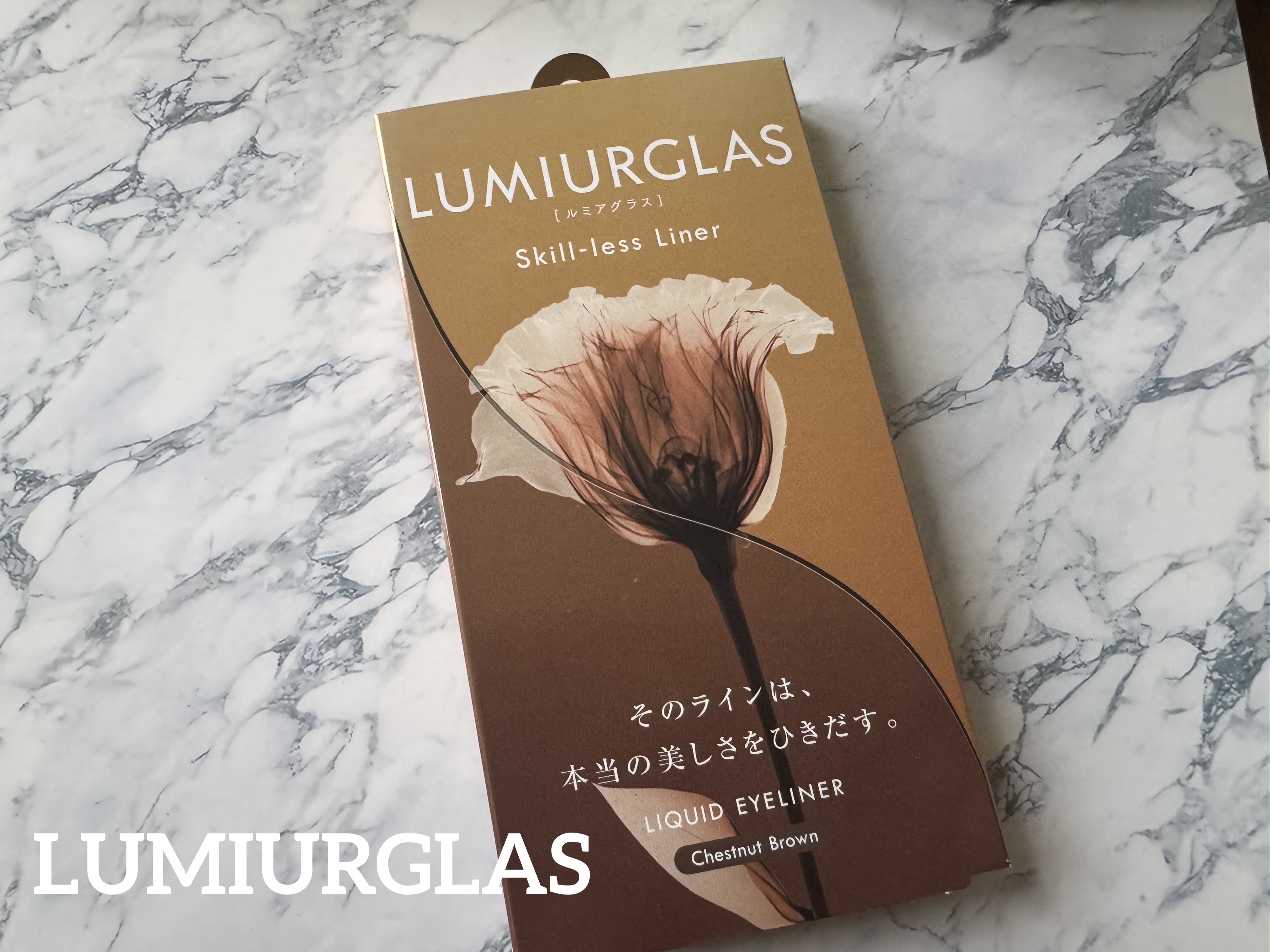 スキルレスライナー/LUMIURGLAS/リキッドアイライナーを使ったクチコミ（1枚目）