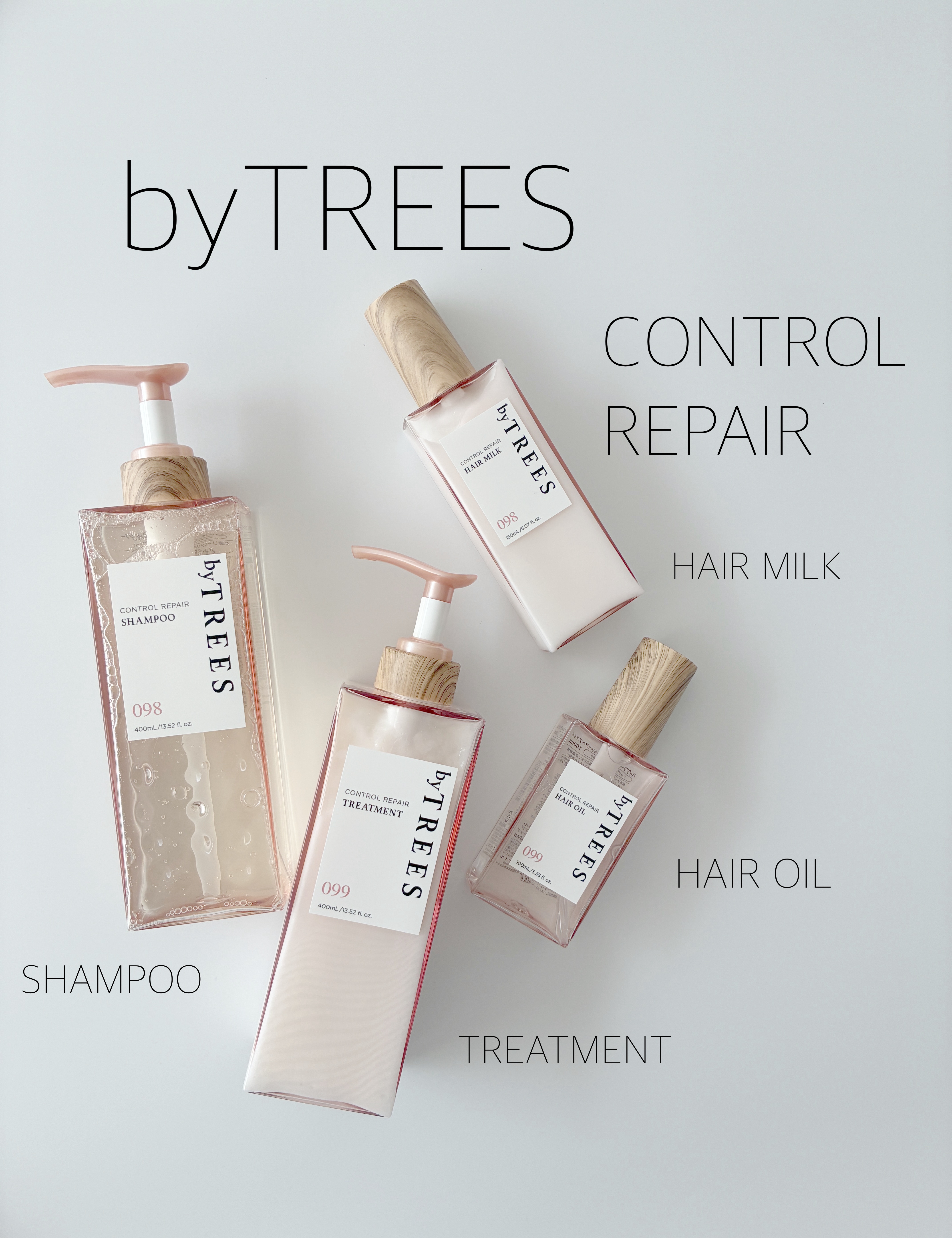 バイツリーズ コントロールリペアシャンプー/トリートメント/byTREES/市販シャンプーを使ったクチコミ（1枚目）