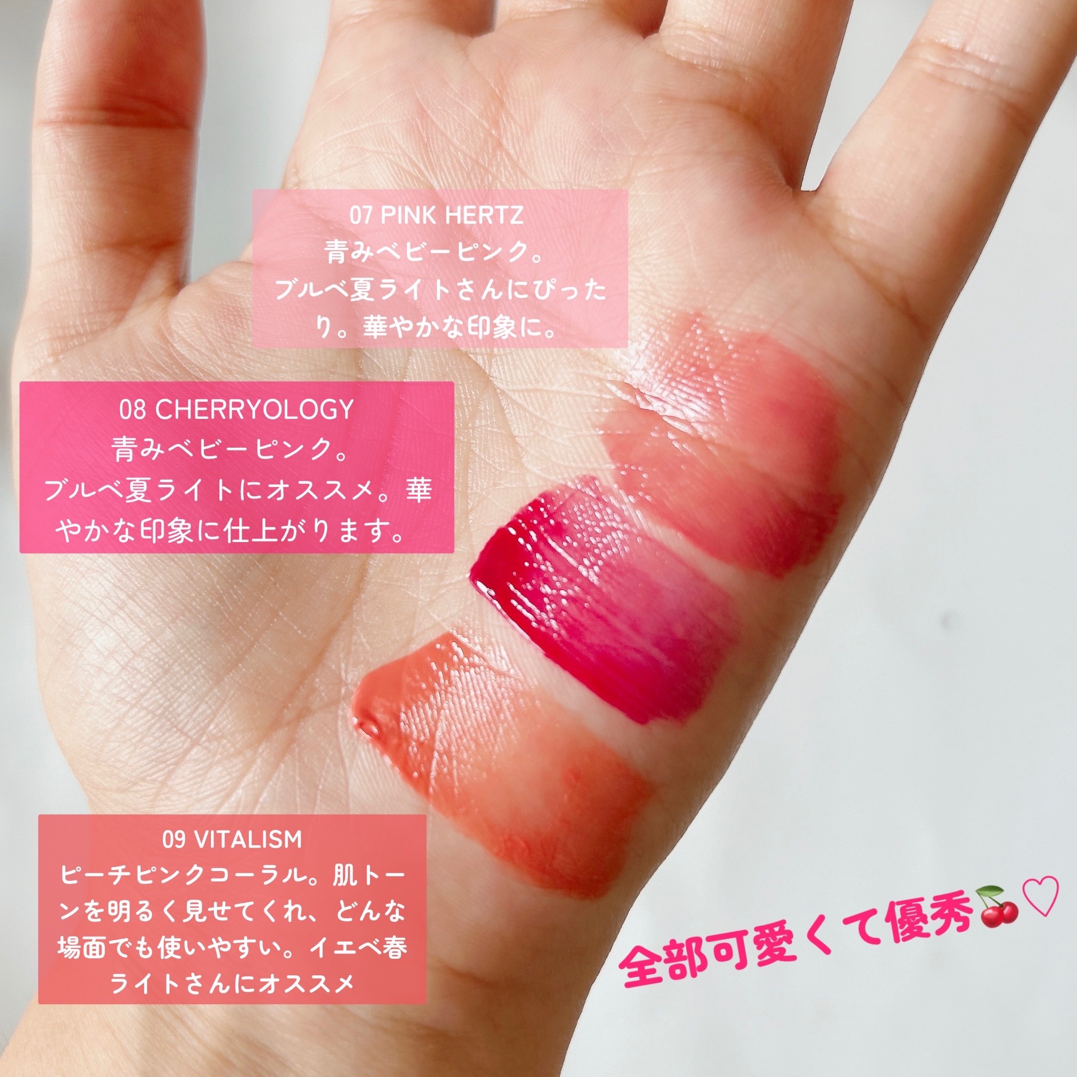 Dewy Syrup Tint/EITHER＆/口紅を使ったクチコミ（2枚目）