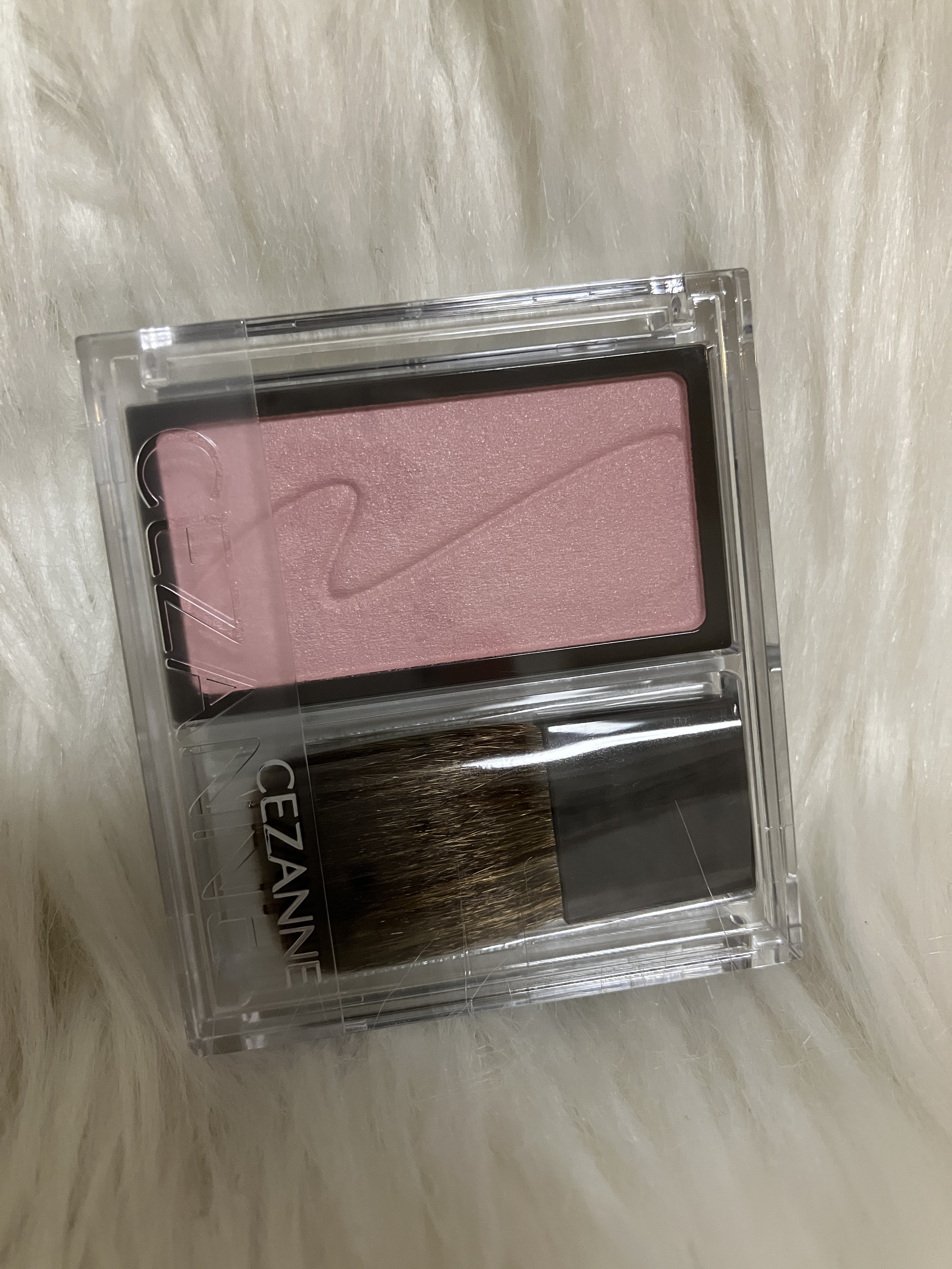 チークブラッシュ/CEZANNE/パウダーチークを使ったクチコミ（2枚目）