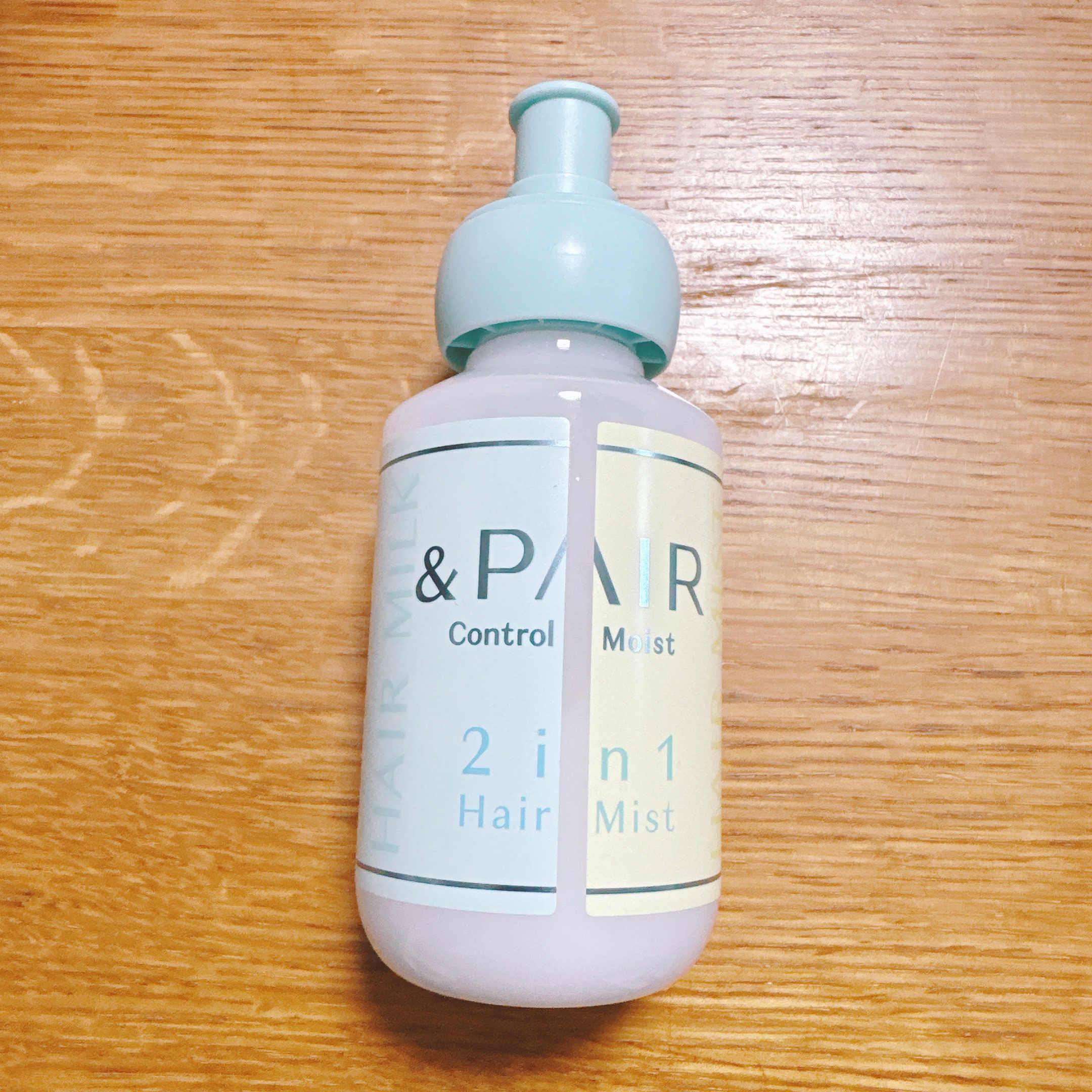 アンドペア コントロール モイスト 2in1 ヘアミルクミスト/&PAIR/ヘアミストを使ったクチコミ（1枚目）