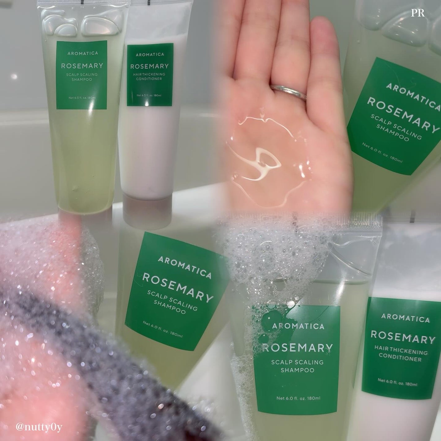ローズマリースカルプスケーリングシャンプー/AROMATICA/市販シャンプーを使ったクチコミ(2枚目)