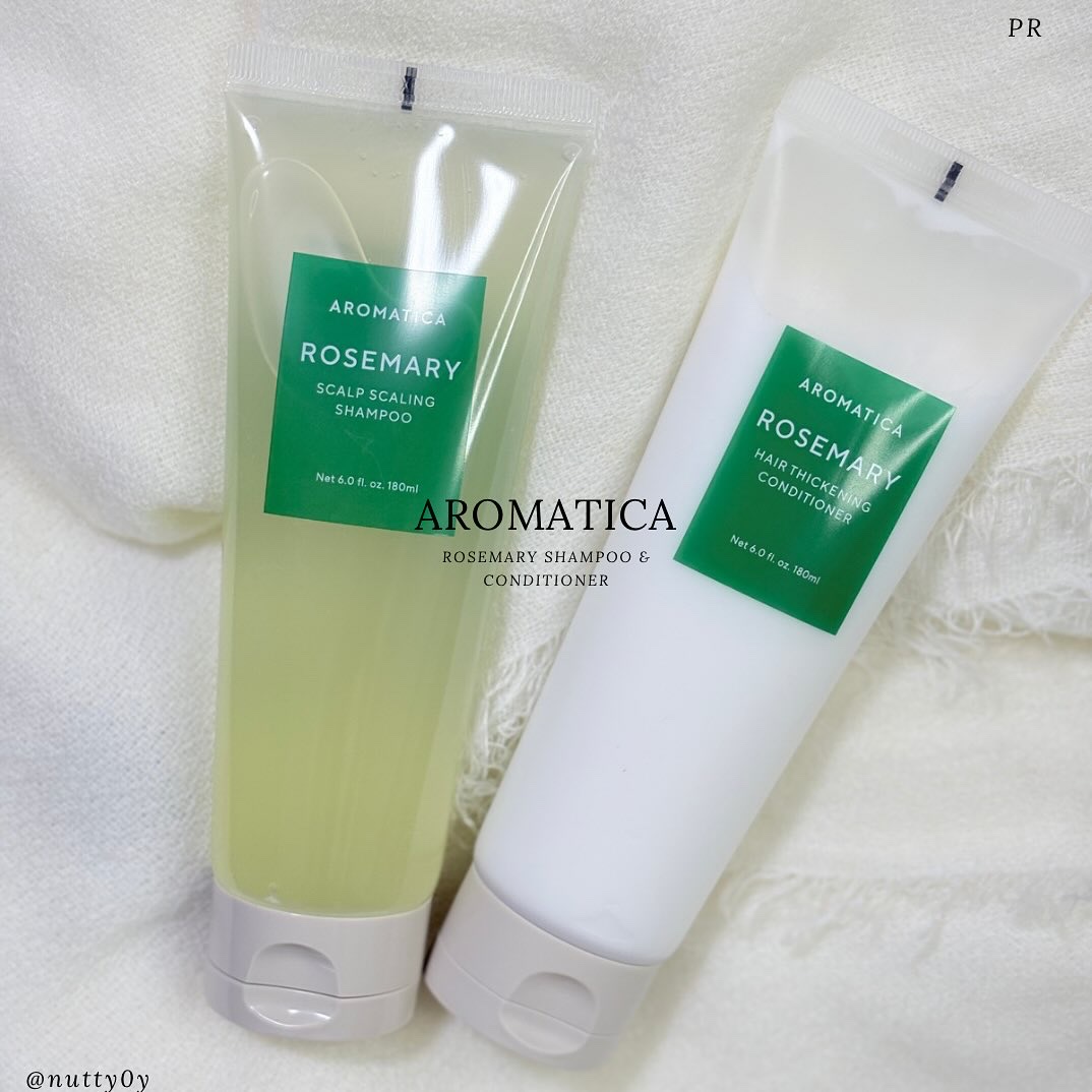 ローズマリースカルプスケーリングシャンプー/AROMATICA/市販シャンプーを使ったクチコミ（1枚目）
