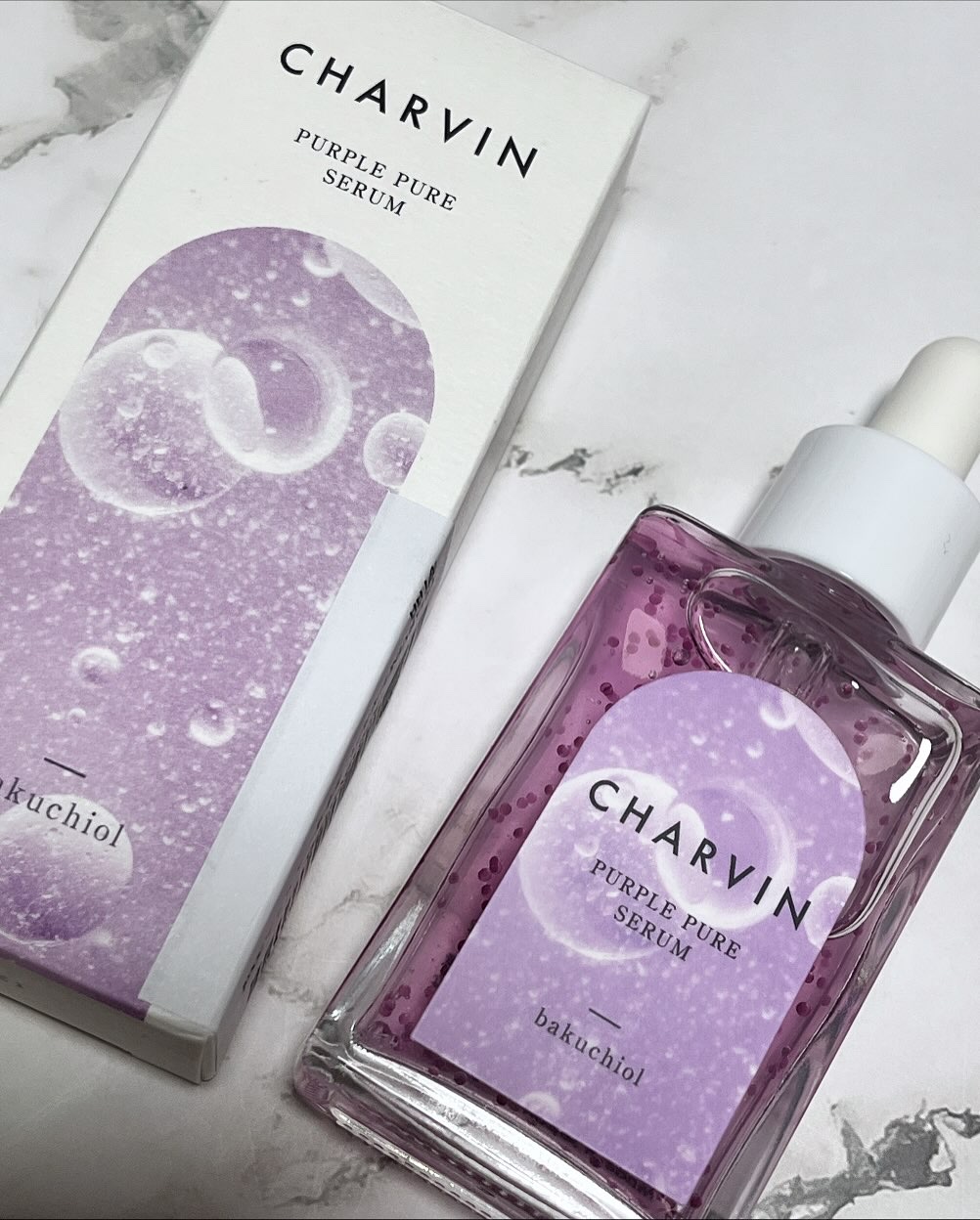 PURPLE PURE SERUM/CHARVIN/美容液を使ったクチコミ（3枚目）