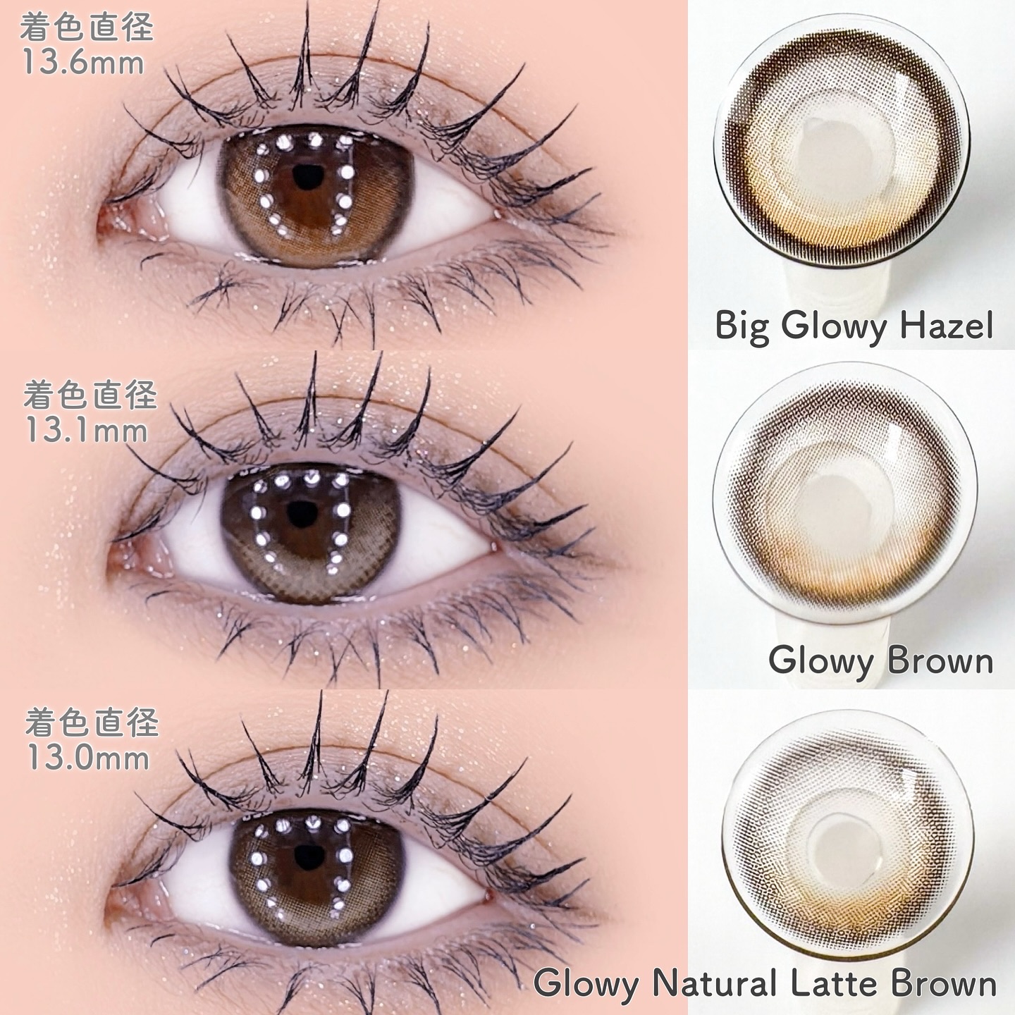 Glowy 1day/OLENS/ワンデー（１DAY）カラコンを使ったクチコミ（2枚目）