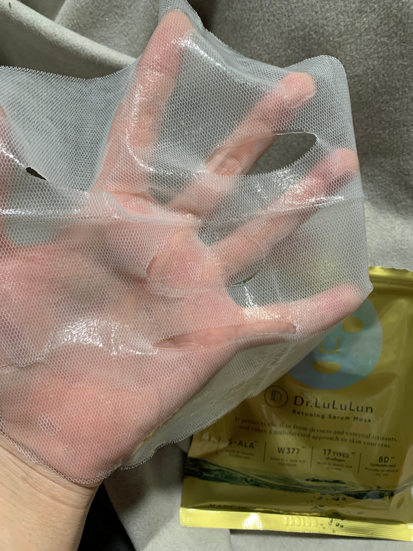 ドクタールルルン リチューニング セラム マスク(透明水膜)/ルルルン/シートマスク・パックを使ったクチコミ(3枚目)