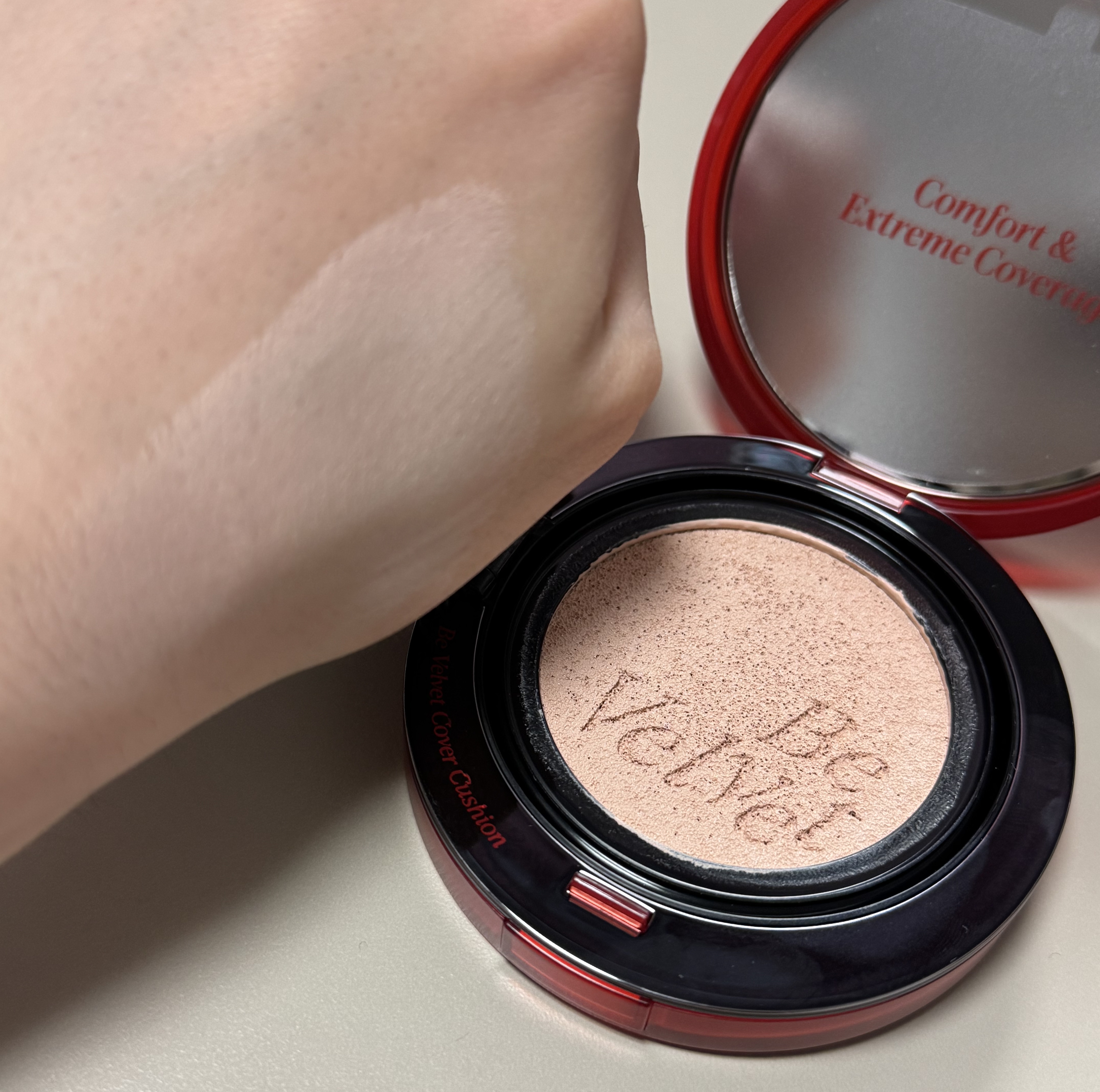 ビーベルベットカバークッション/espoir/クッションファンデーションを使ったクチコミ（3枚目）