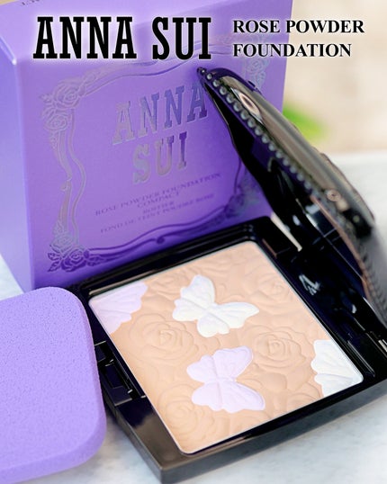 ローズ パウダー ファンデーション/ANNA SUI/パウダーファンデーションを使ったクチコミ(1枚目)