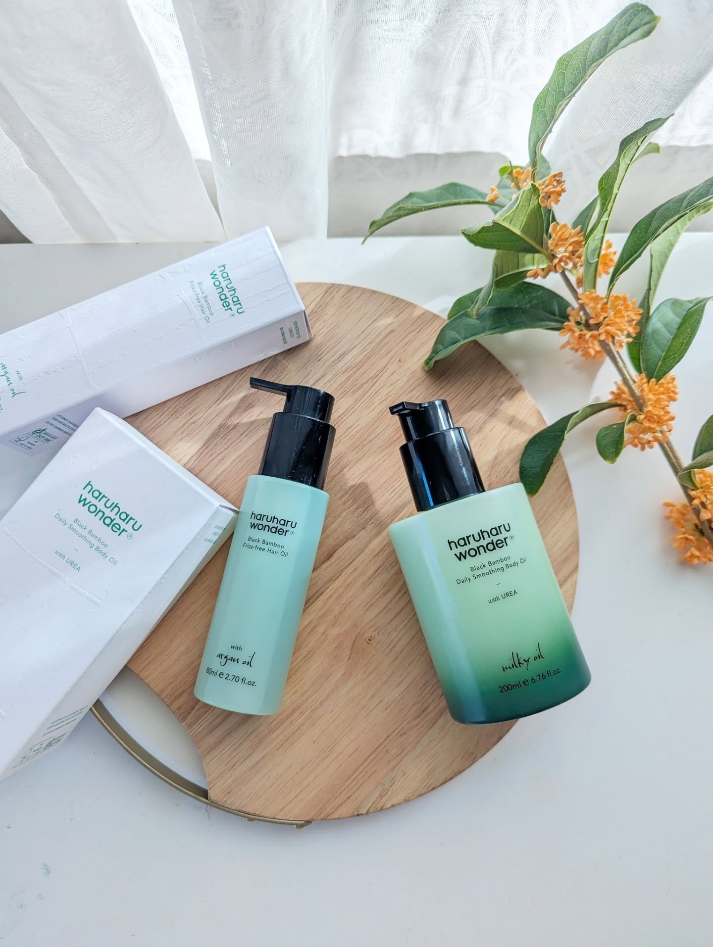 ブラックバンブーデイリースムージングボディーオイル/haruharu wonder/ボディオイルを使ったクチコミ（1枚目）