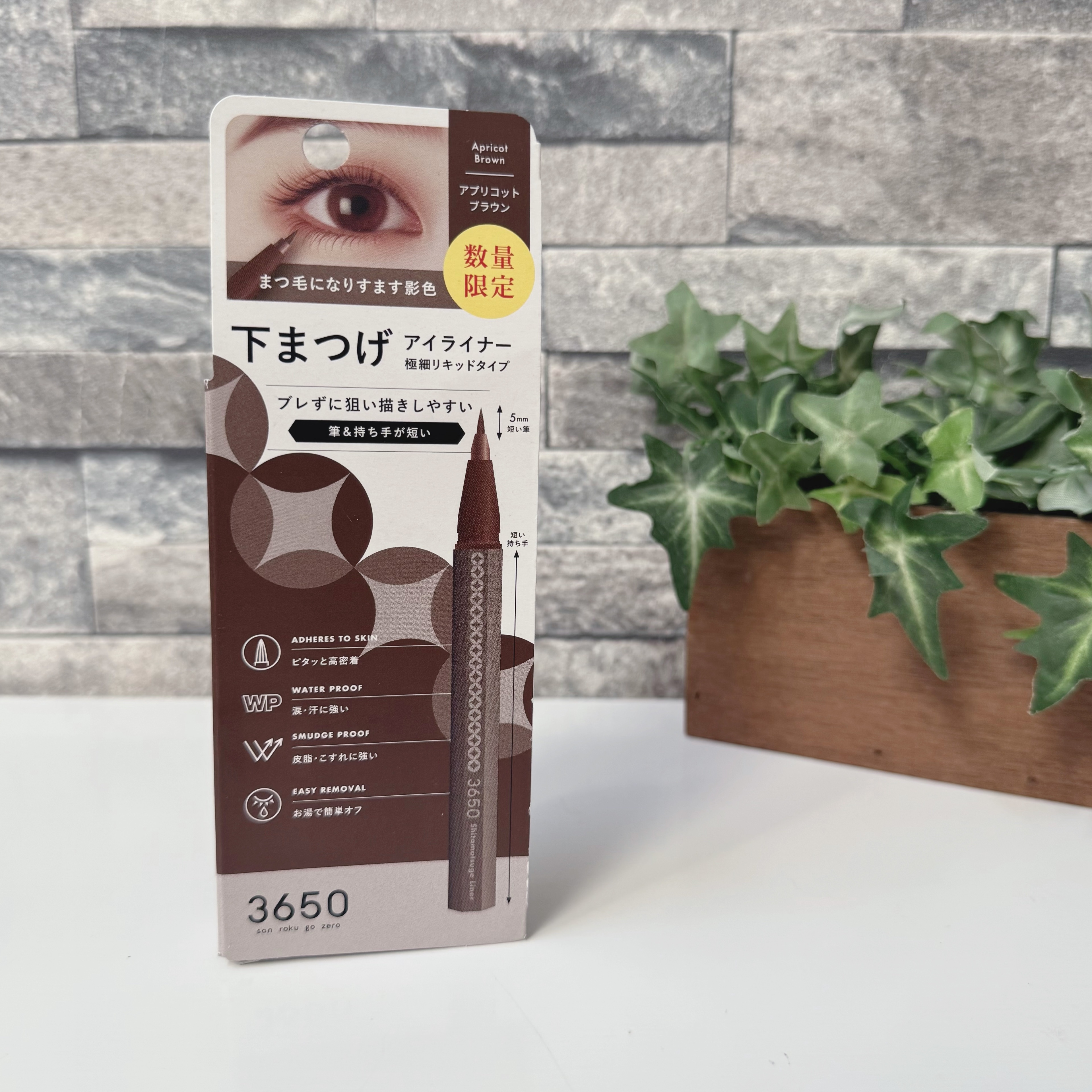 3650 下まつげライナー/3650/リキッドアイライナーを使ったクチコミ（1枚目）