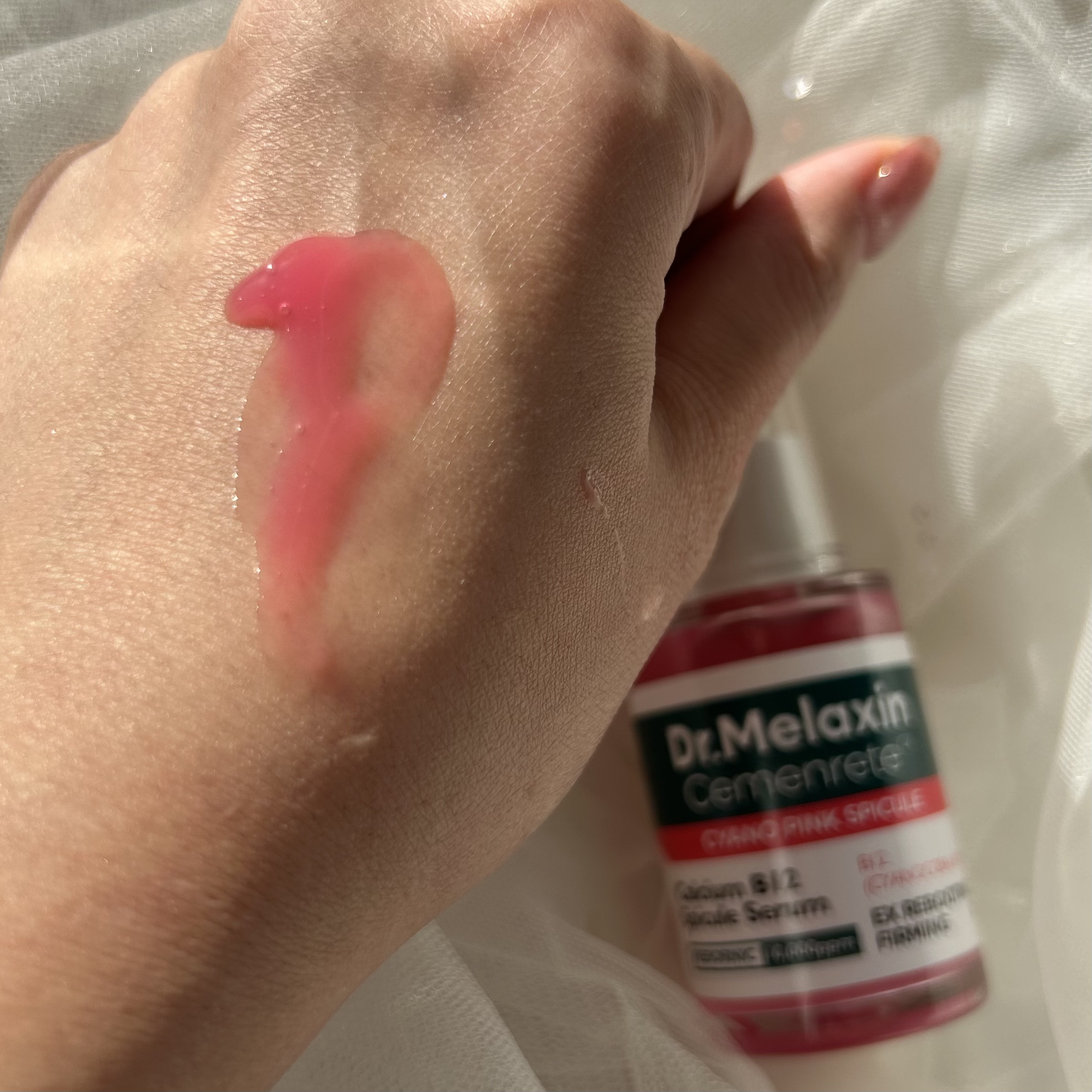 セメンリトシアノ ピンクスピキュールセラム/Dr.Melaxin/美容液を使ったクチコミ（3枚目）