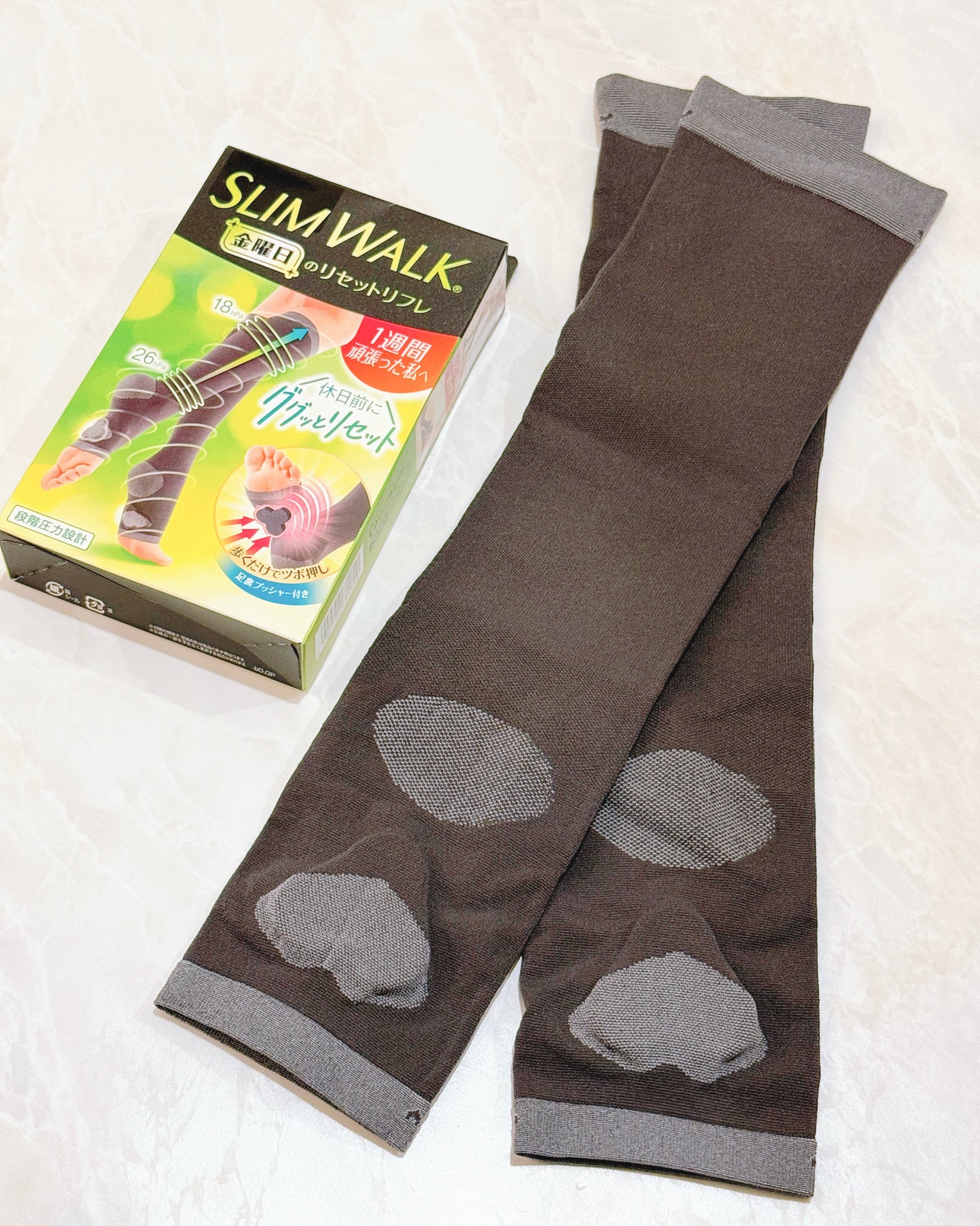 スリムウォーク® 金曜日のリセットリフレ/SLIMWALK/着圧ソックス・レギンスを使ったクチコミ(5枚目)