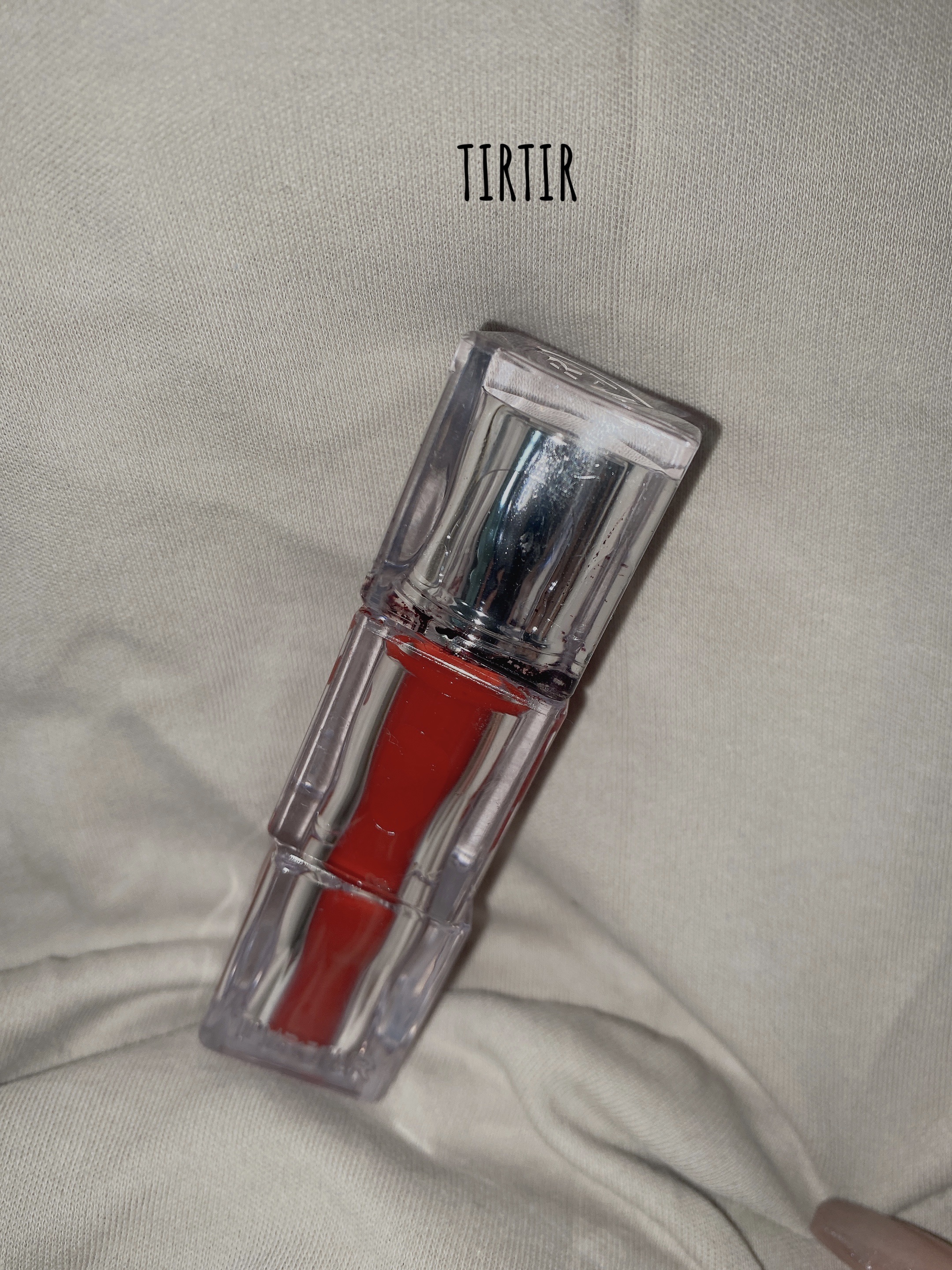 ウォーターリズムグロウティント 06 ハニーナッツ/TIRTIR(ティルティル)/リップティントを使ったクチコミ（1枚目）