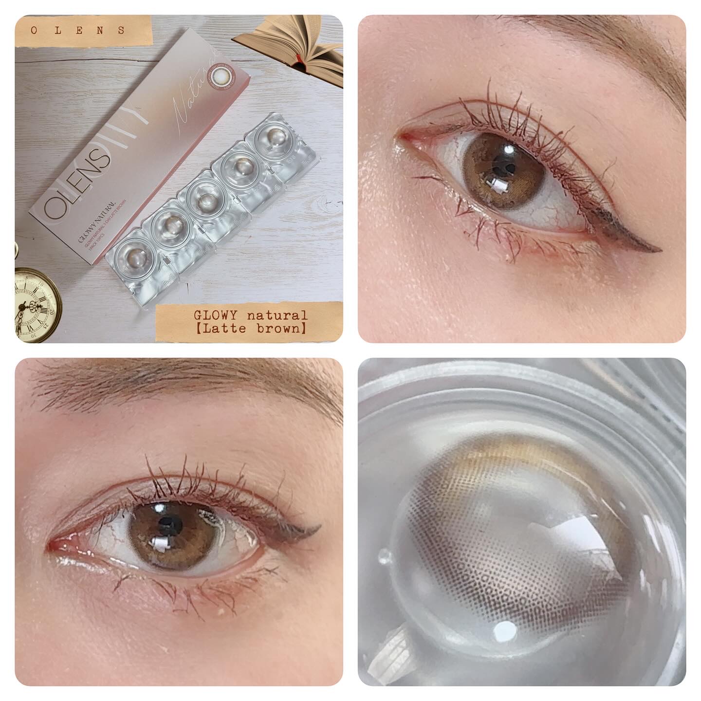 Glowy 1day/OLENS/ワンデー（１DAY）カラコンを使ったクチコミ（3枚目）