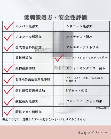 PHセンシティブクリームミスト/SAM'U/ミスト状化粧水を使ったクチコミ(3枚目)