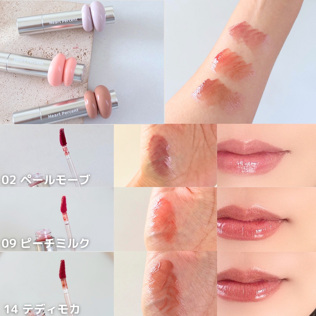 ドットオンムードリップペンシル/Heart Percent/リップライナーを使ったクチコミ（2枚目）