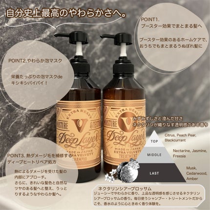 ディープレイヤー シャンプーExV/トリートメントExV 【プロフェッショナルユース】/DeepLayer/サロンシャンプーを使ったクチコミ(2枚目)