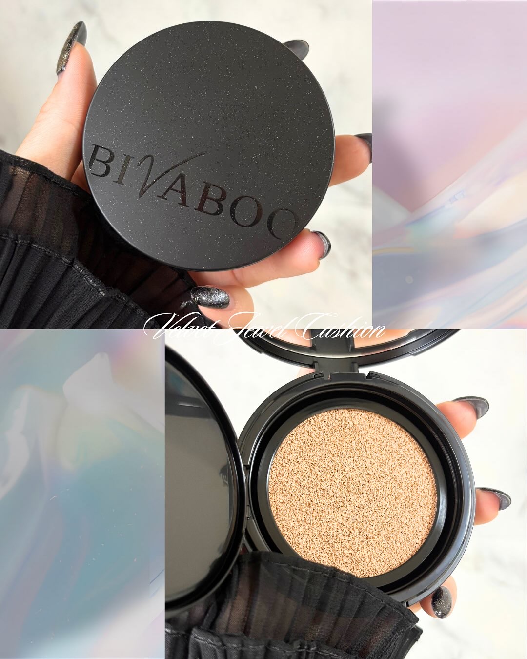 ＼ジュエルみたいなツヤ肌に💎✨／

 BIVABOO（ビバブー）【ベルベットジュエルクッション／10ライト】を使ってみたら、まるで素肌がレベルアップしたみたいな仕上がりに🤍

テクスチャーは軽くてなめらか。厚塗り感ゼロで、肌にスッと溶け