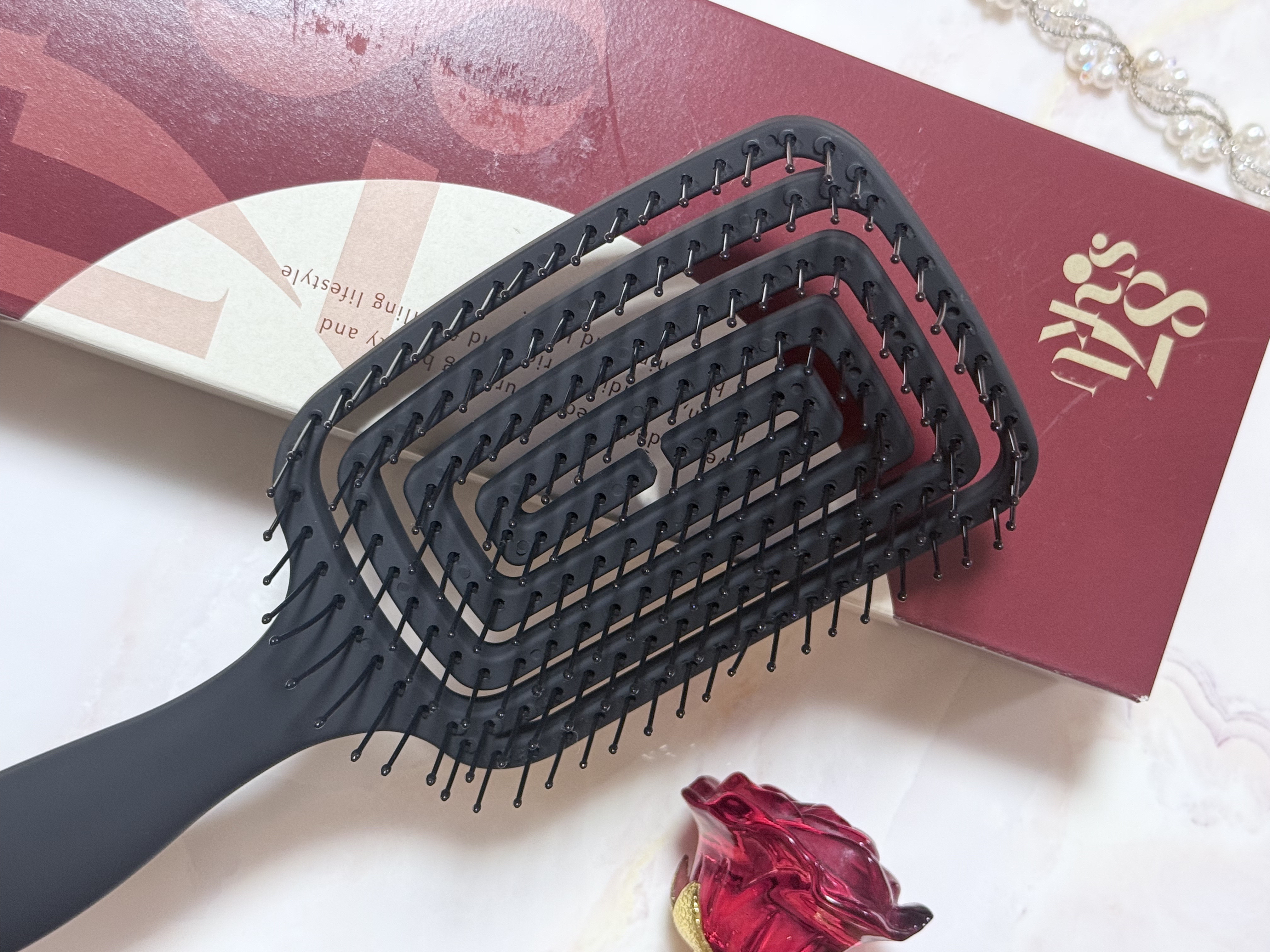 87saku ハナサク 速乾ブラシ/87saku/ヘアブラシを使ったクチコミ（1枚目）