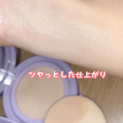 インクラスティングクッションメッシュグロウ/THE FACE SHOP/クッションファンデーションを使ったクチコミ(3枚目)