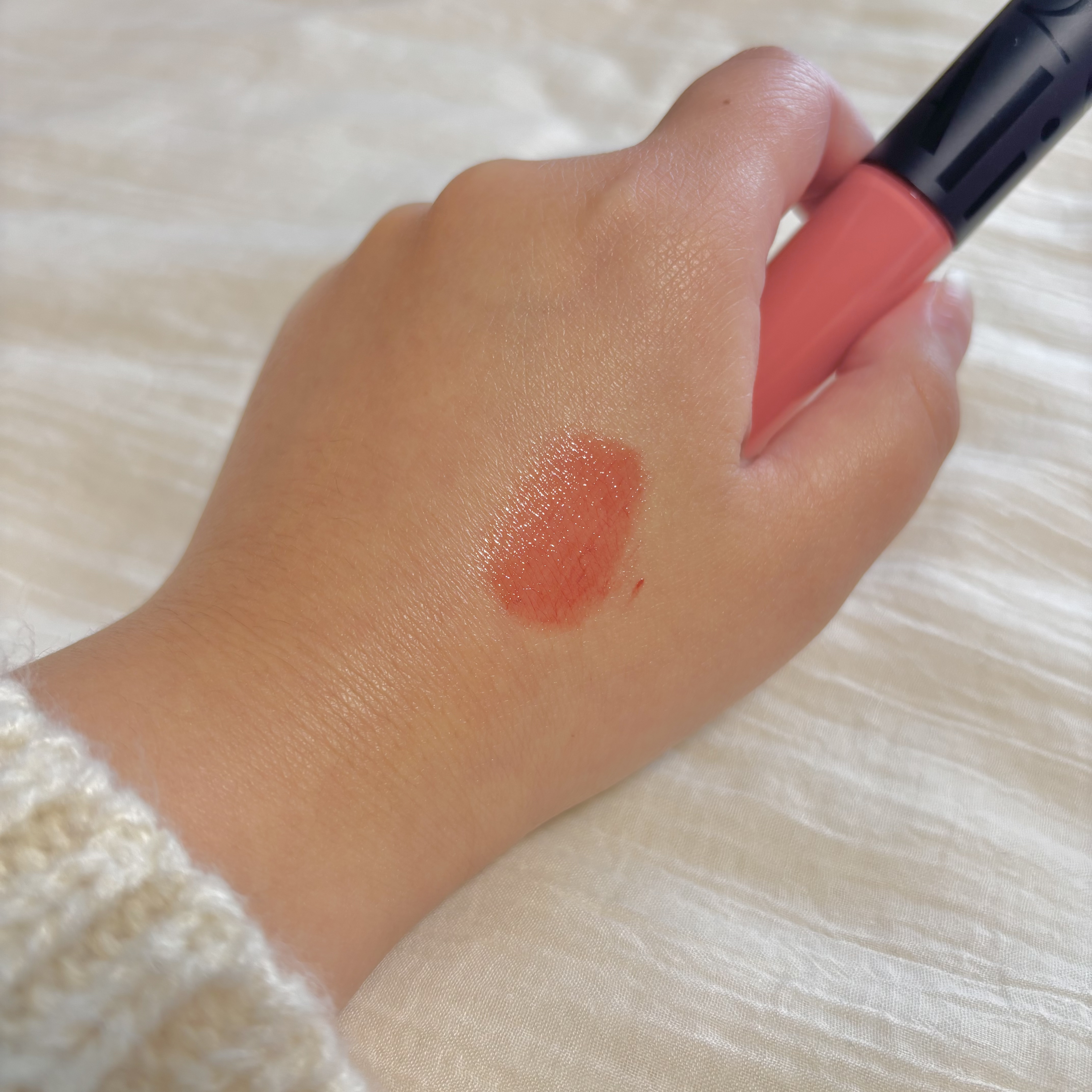 リップグロウボム RD315 りんごボム/マキアージュ/リップティントを使ったクチコミ（2枚目）